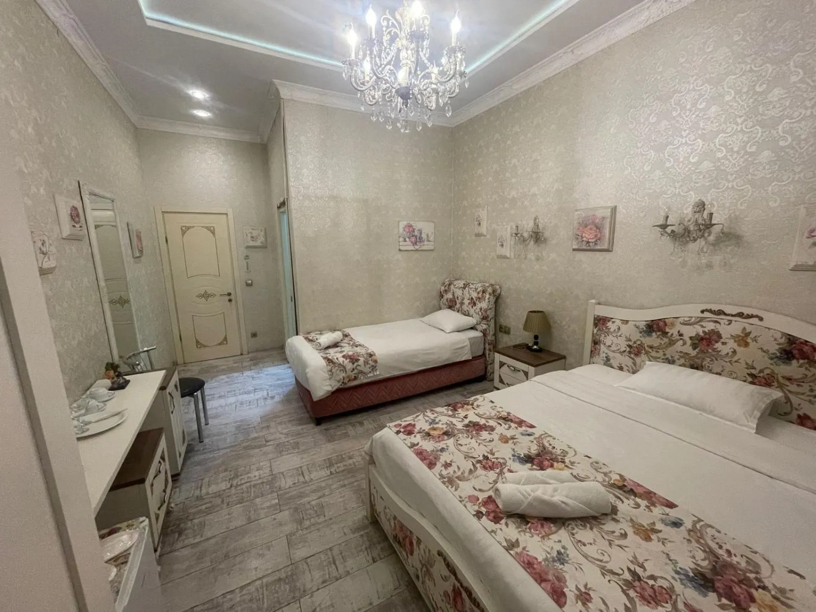 Bed in English Home Hotel Tbilisi