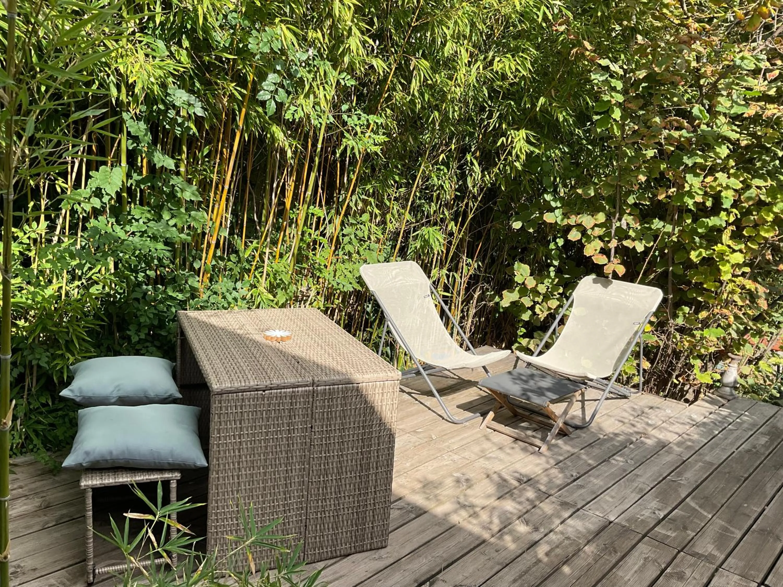 Patio in Le Jardin de LaCoste