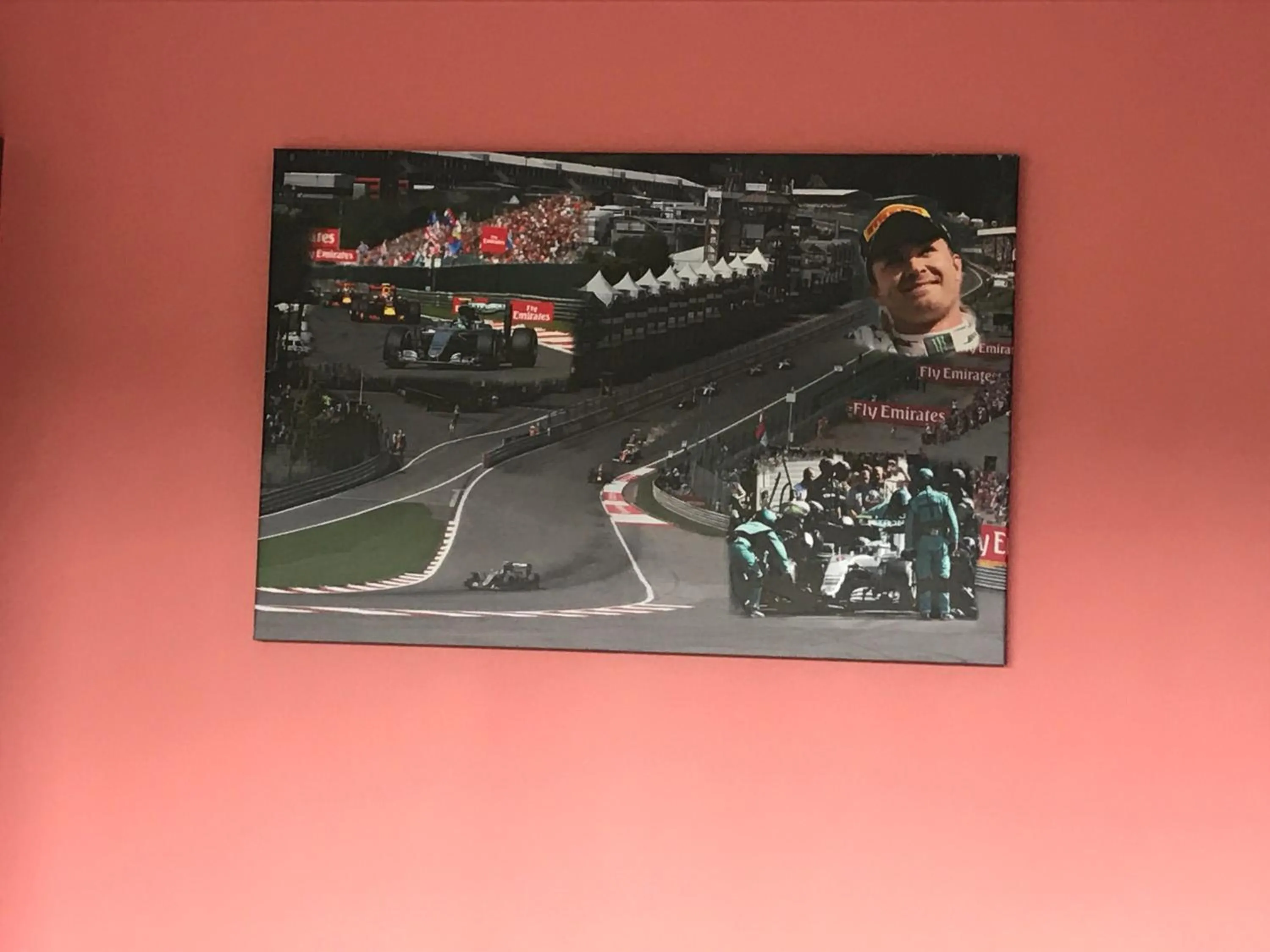 Decorative detail in La Colombe