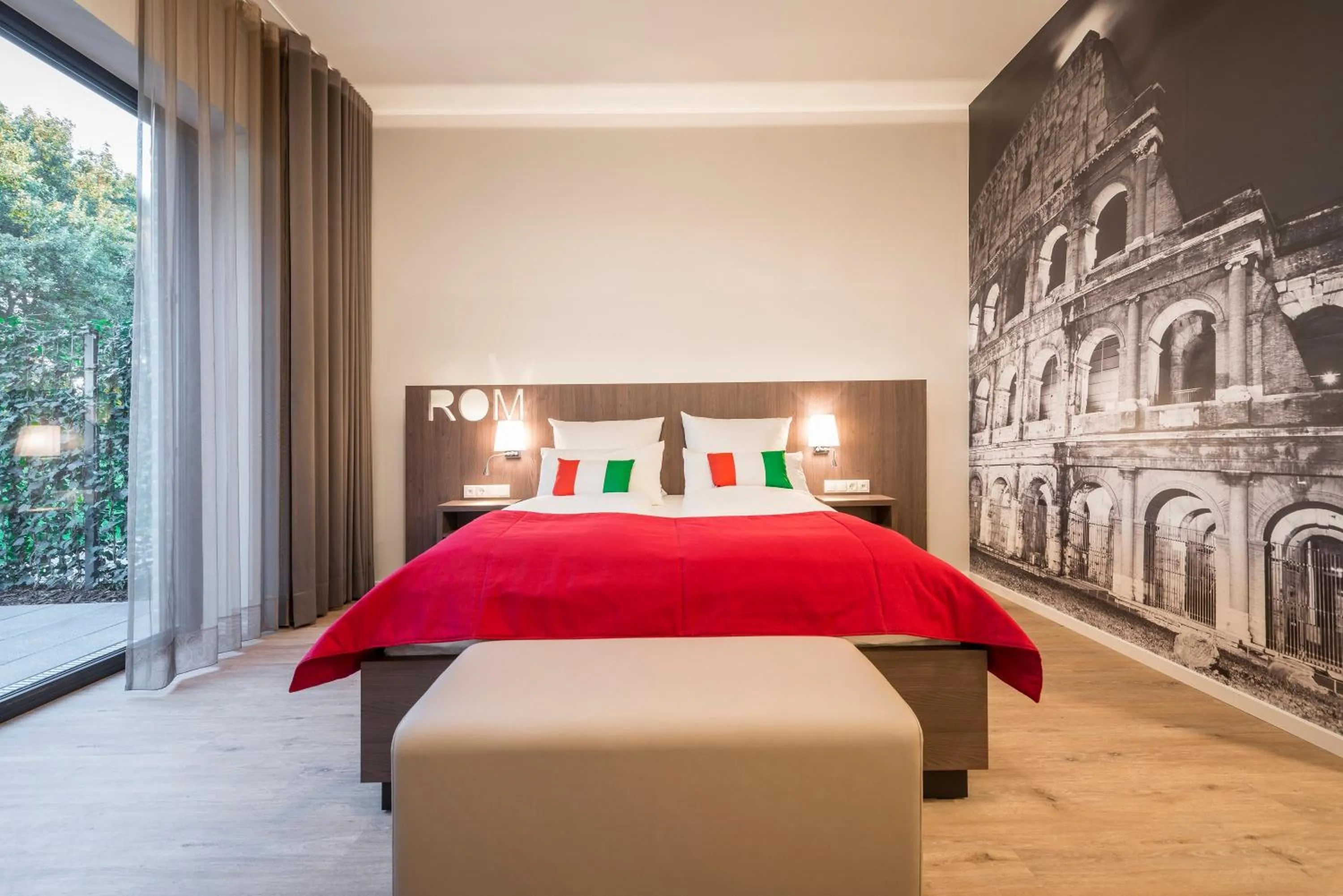 Bed in Gästehaus der zvoove Akademie