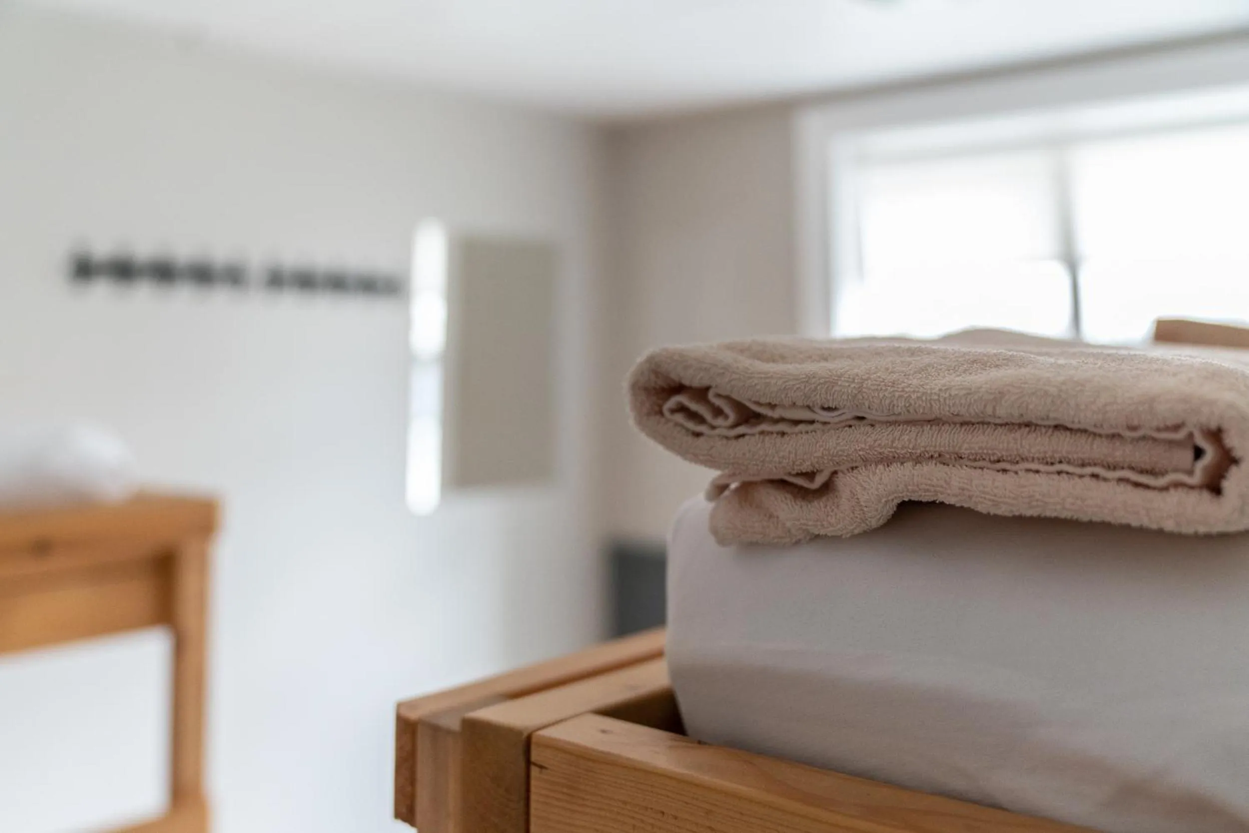 Decorative detail, Bed in Isafjordur Hostel