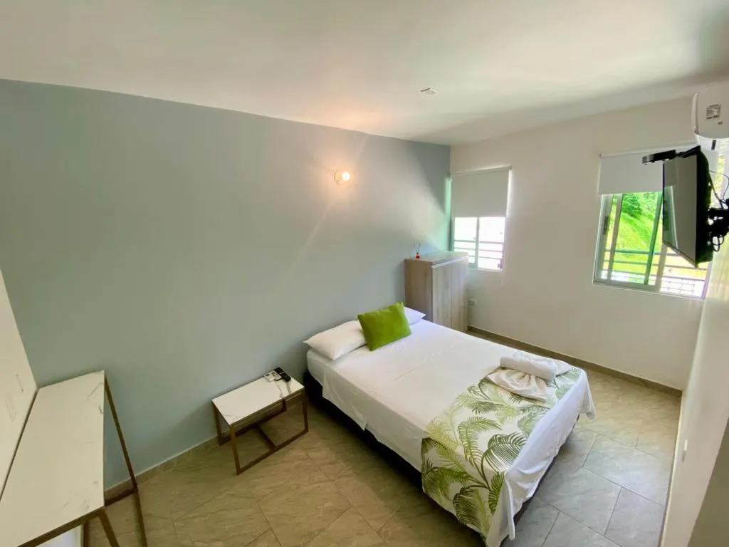 Bed in Biohotel Rio Claro