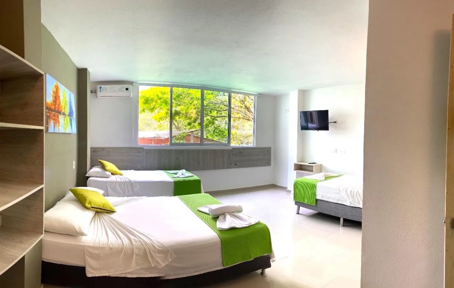 Bed in Biohotel Rio Claro