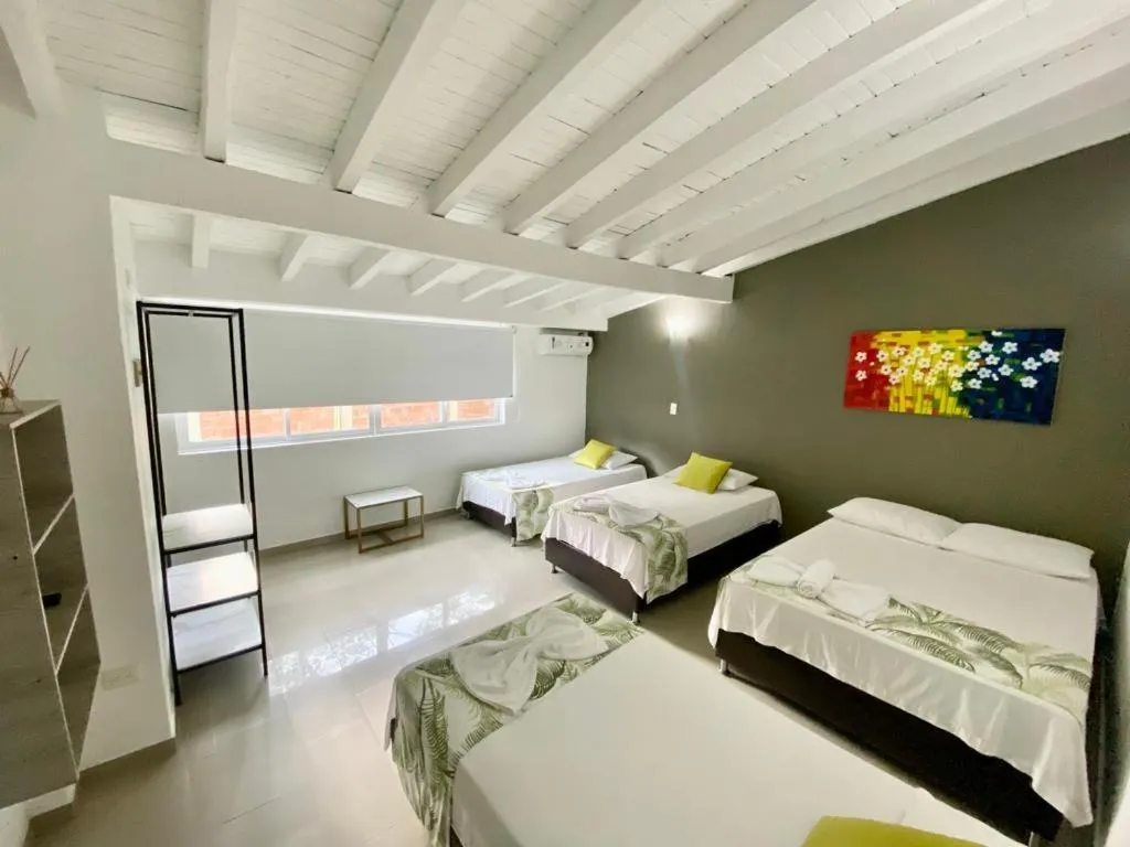 Bed in Biohotel Rio Claro