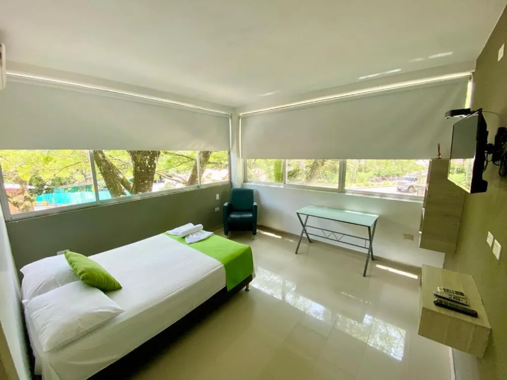 Bed in Biohotel Rio Claro