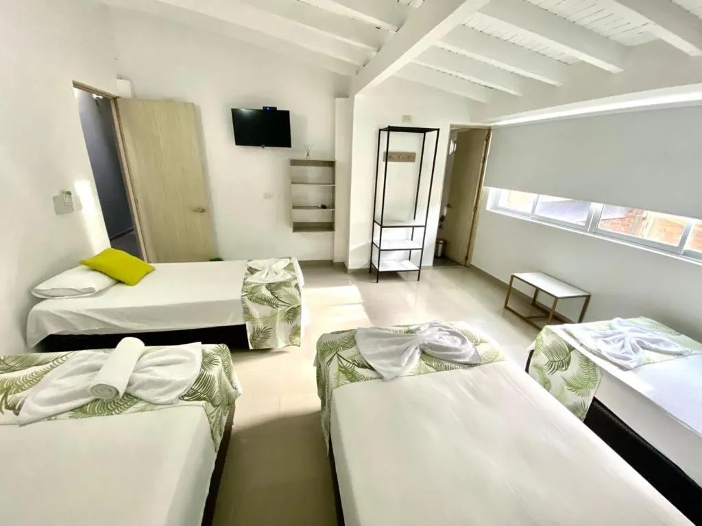 Bed in Biohotel Rio Claro