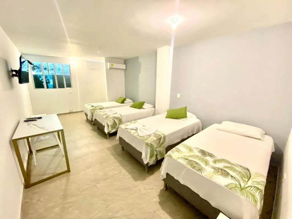 Bed in Biohotel Rio Claro