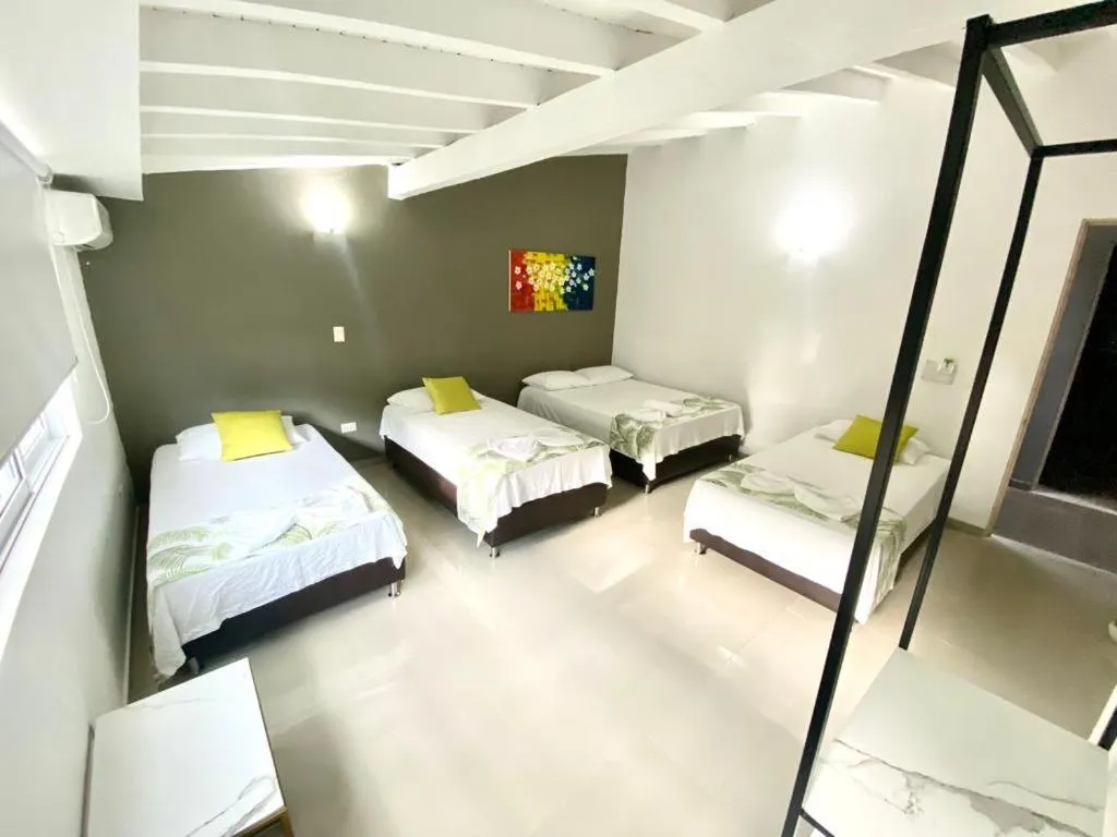 Bed in Biohotel Rio Claro