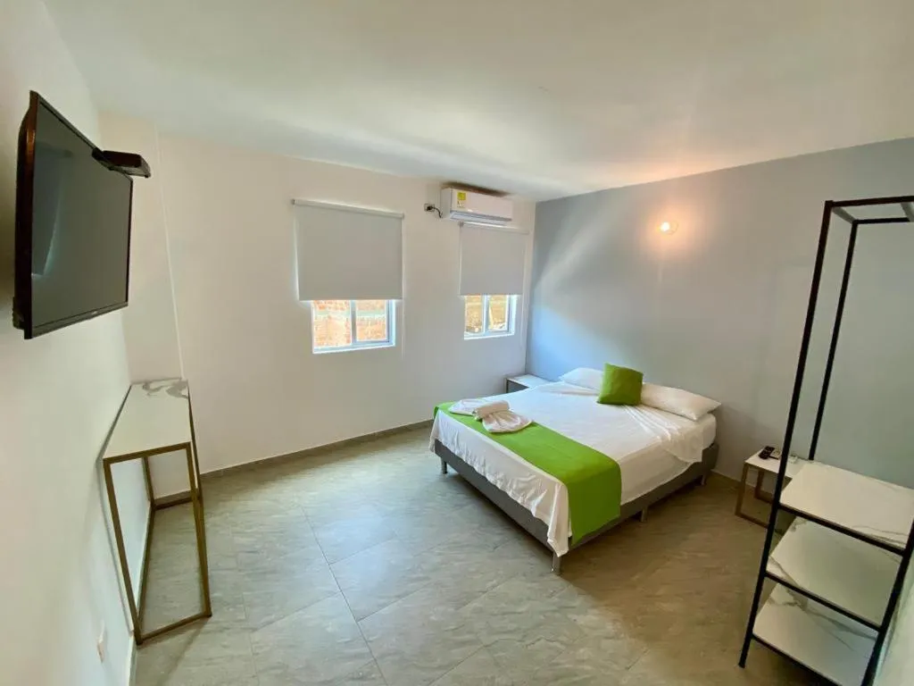 Bed in Biohotel Rio Claro