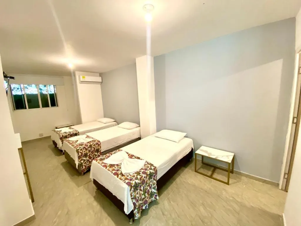 Bed in Biohotel Rio Claro