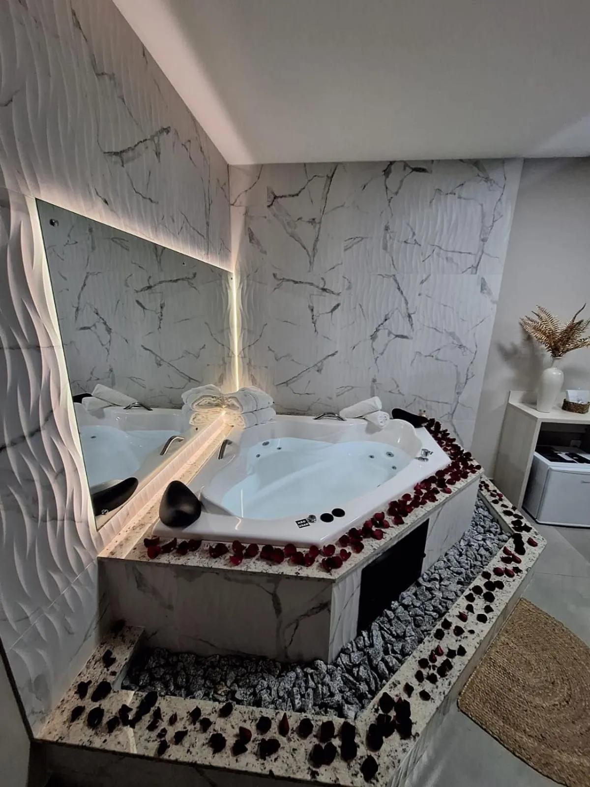 Bed in Hotel Descanso