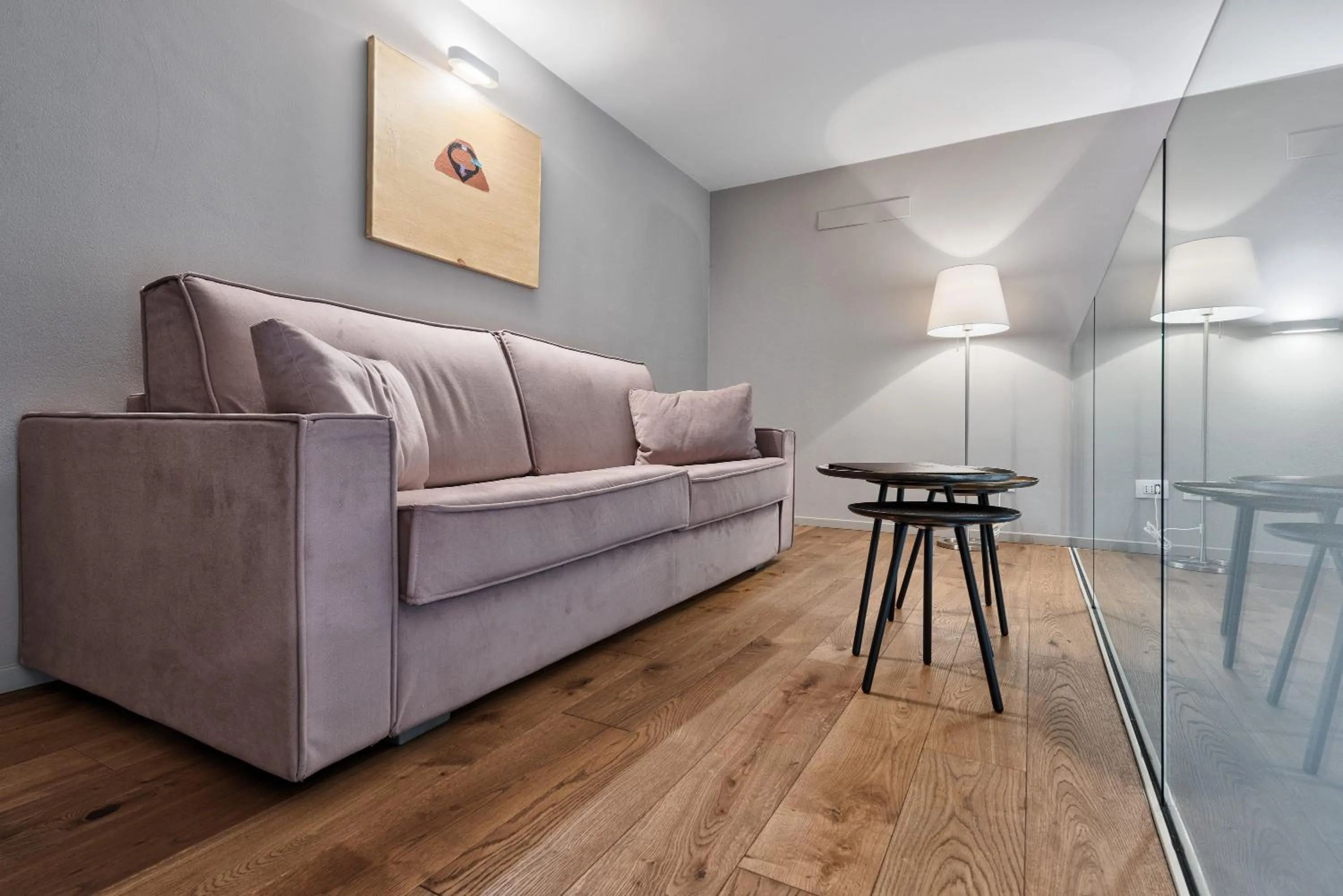 Living room in Palazzo Del Carretto-Art Apartments and Guesthouse