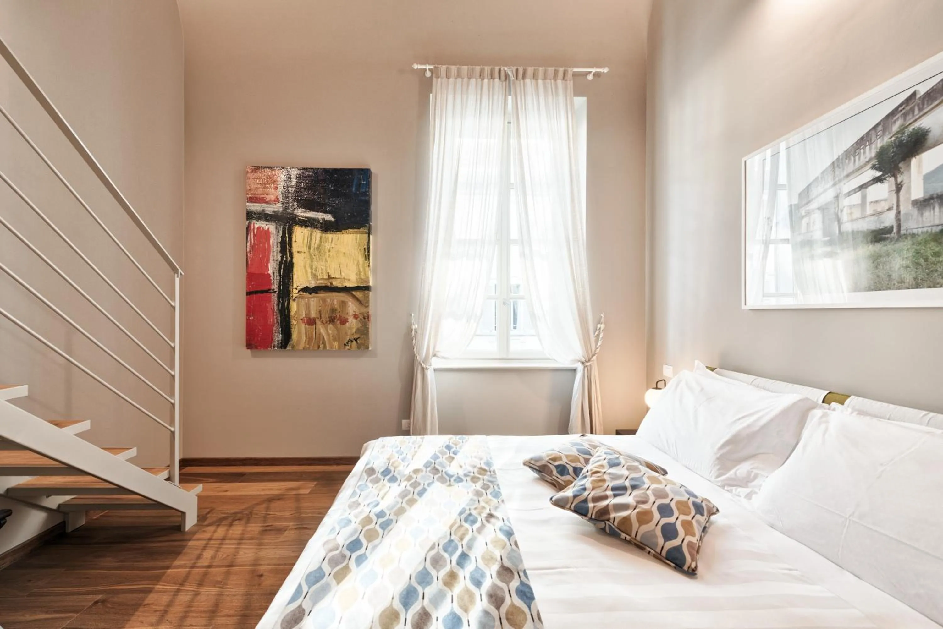 Photo of the whole room, Bed in Palazzo Del Carretto-Art Apartments and Guesthouse