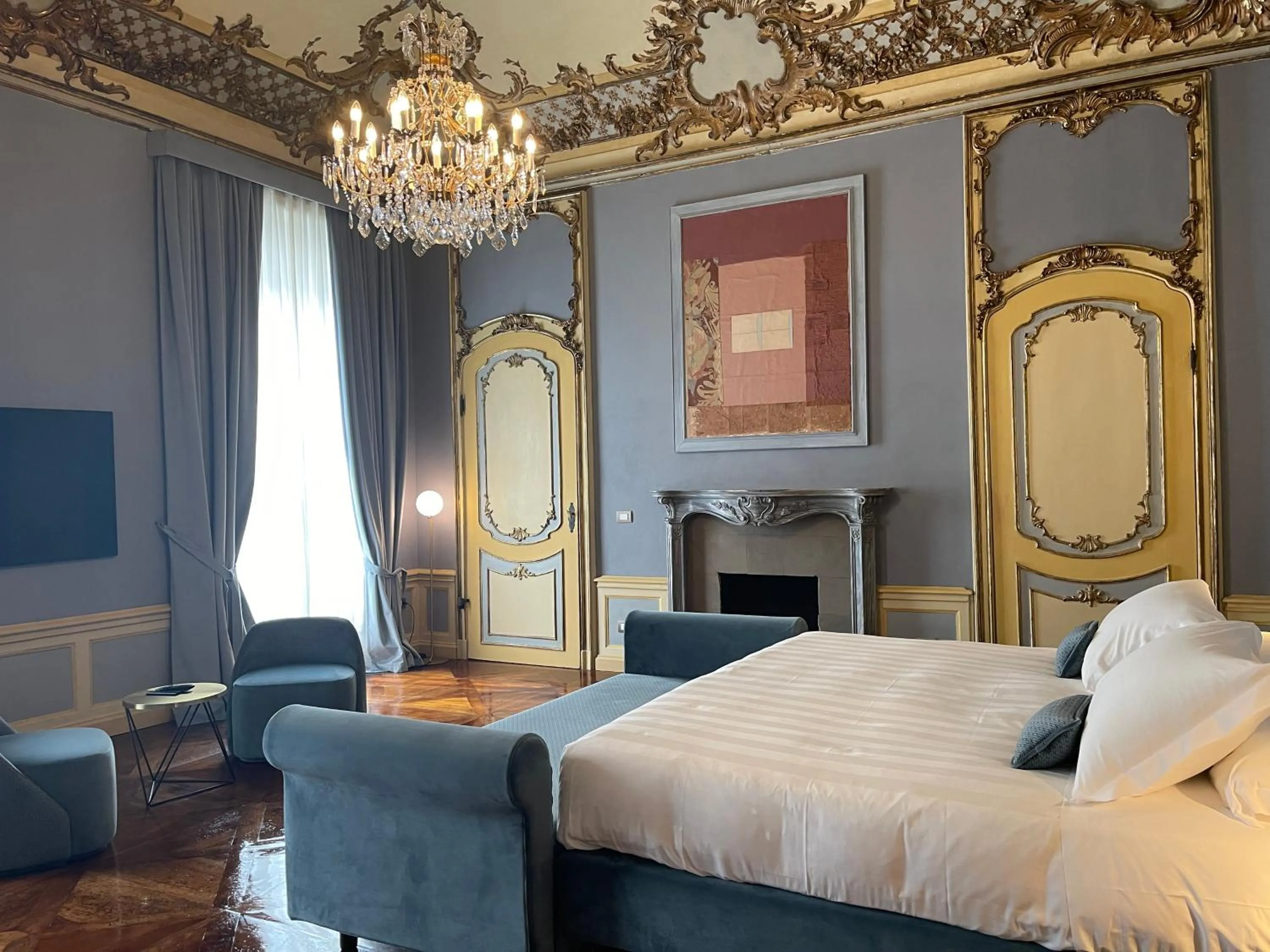 Photo of the whole room, Bed in Palazzo Del Carretto-Art Apartments and Guesthouse