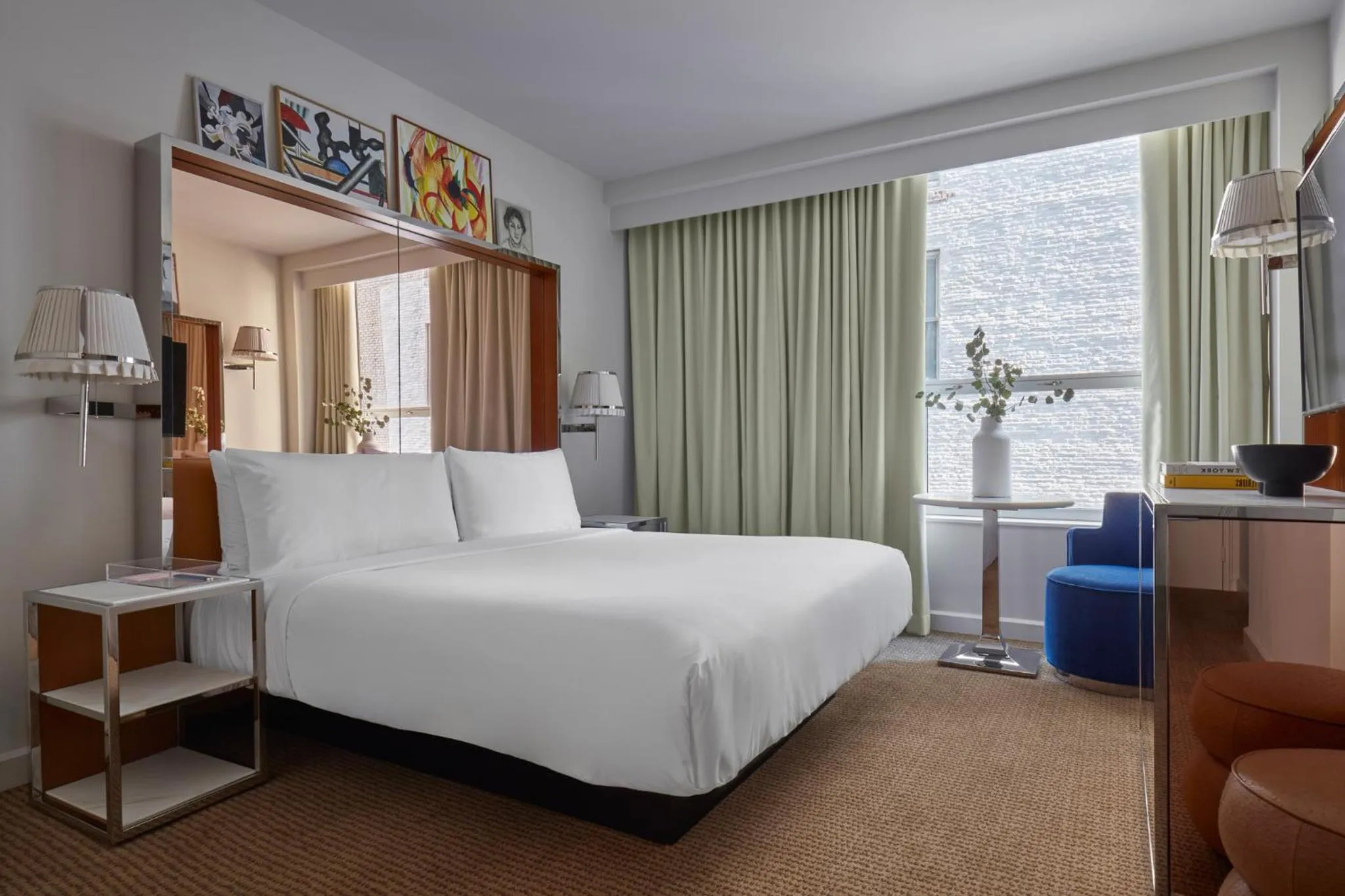 Bedroom, Bed in Hotel Park Ave NYC