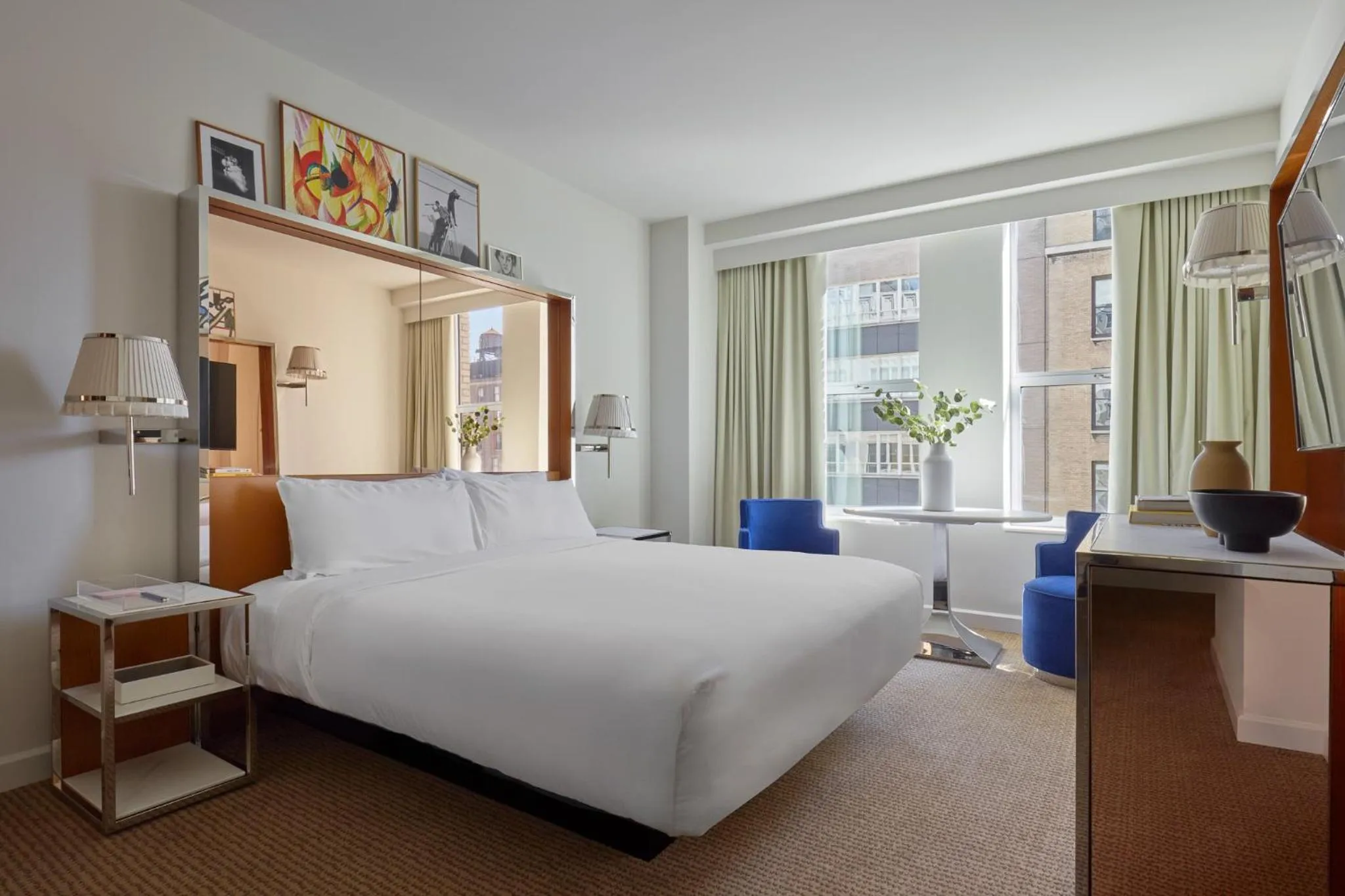 Bedroom, Bed in Hotel Park Ave NYC