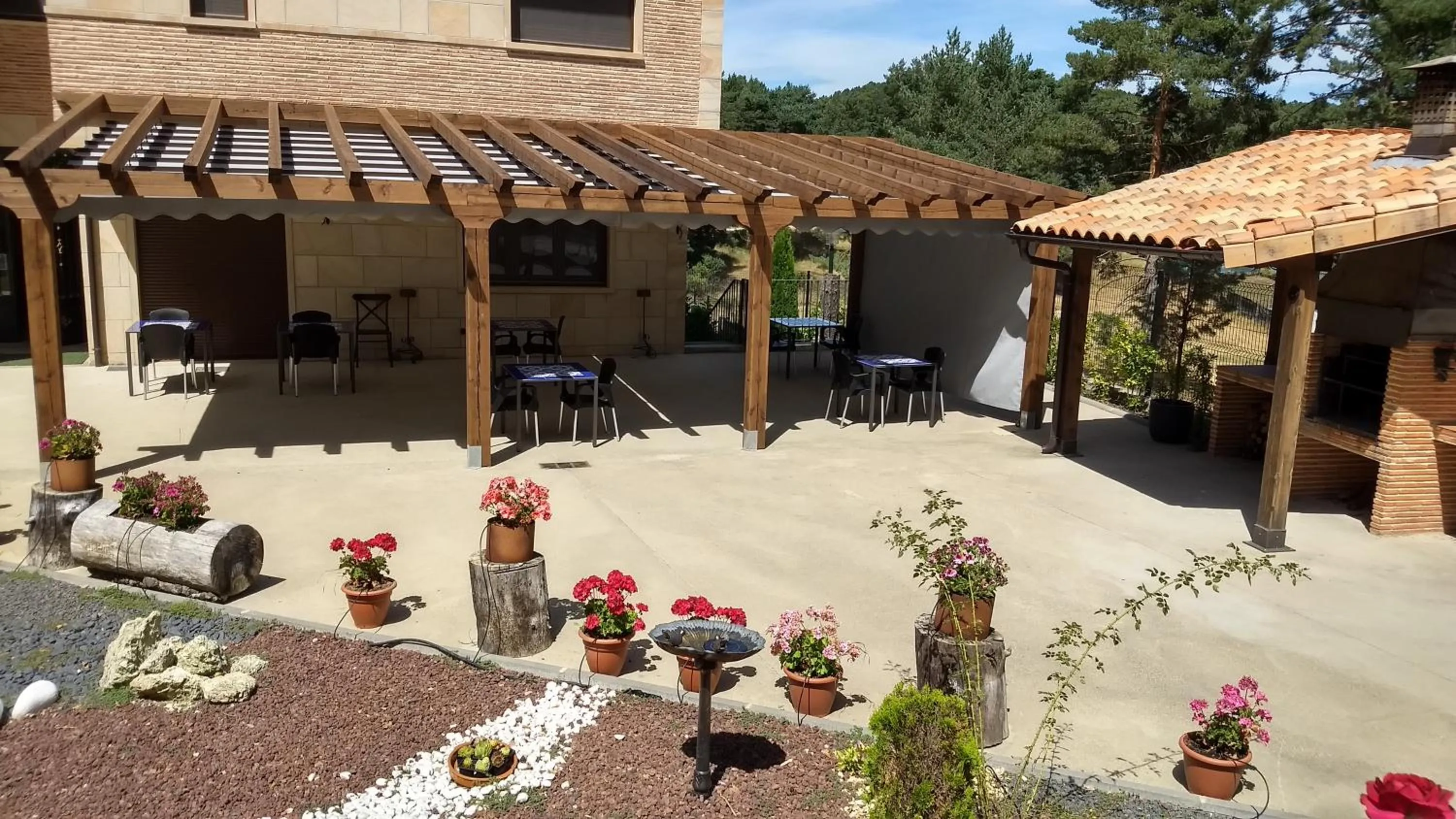 Balcony/Terrace in Hotel Rural El Nido de Pinares