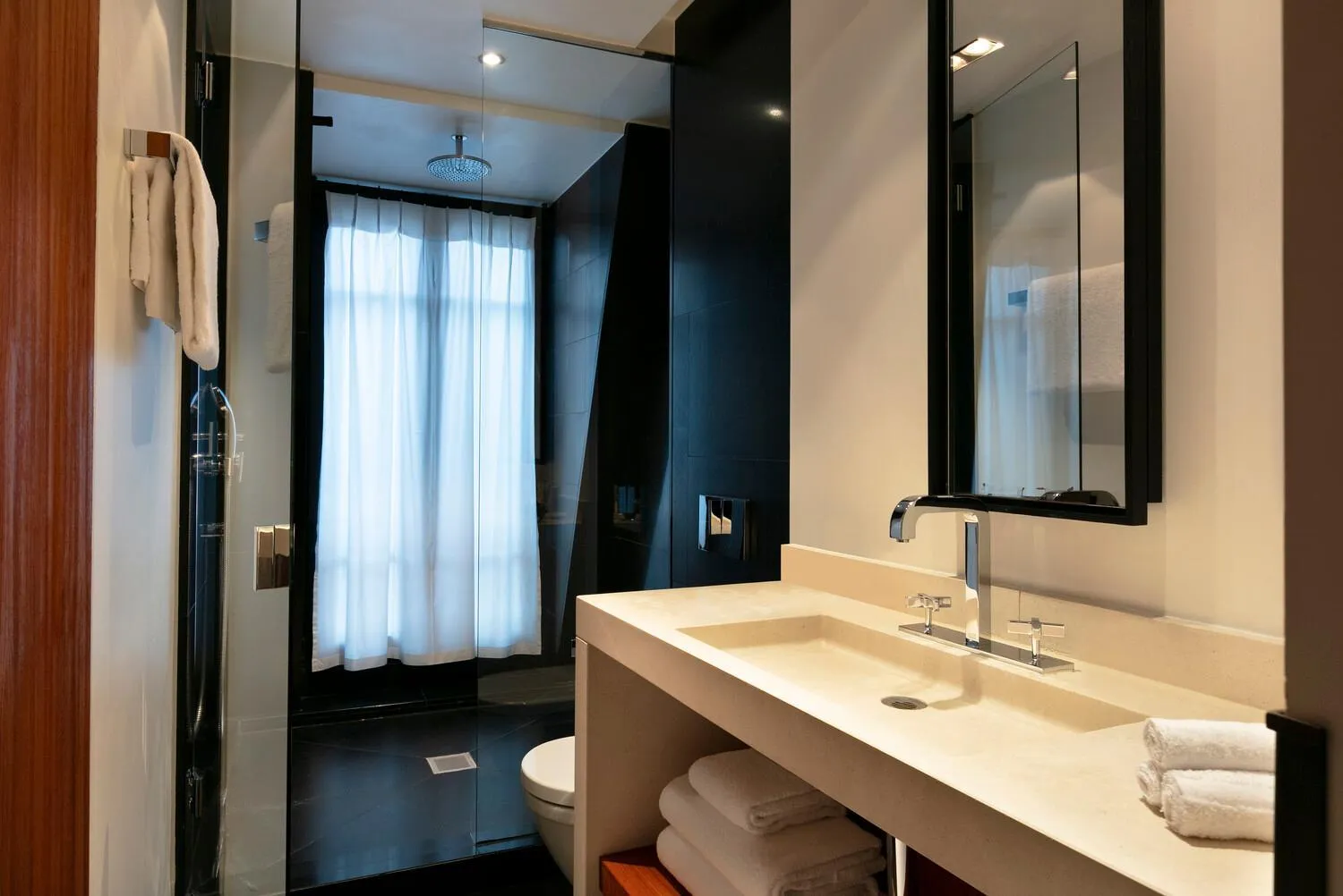 Shower in Le Metropolitan, Paris Tour Eiffel, a Tribute Portfolio Hotel