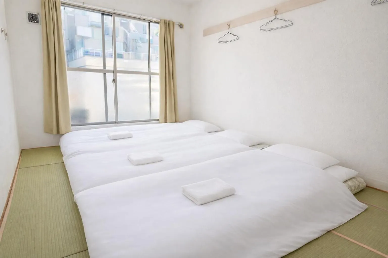 Bed in Sakura Hotel Nippori