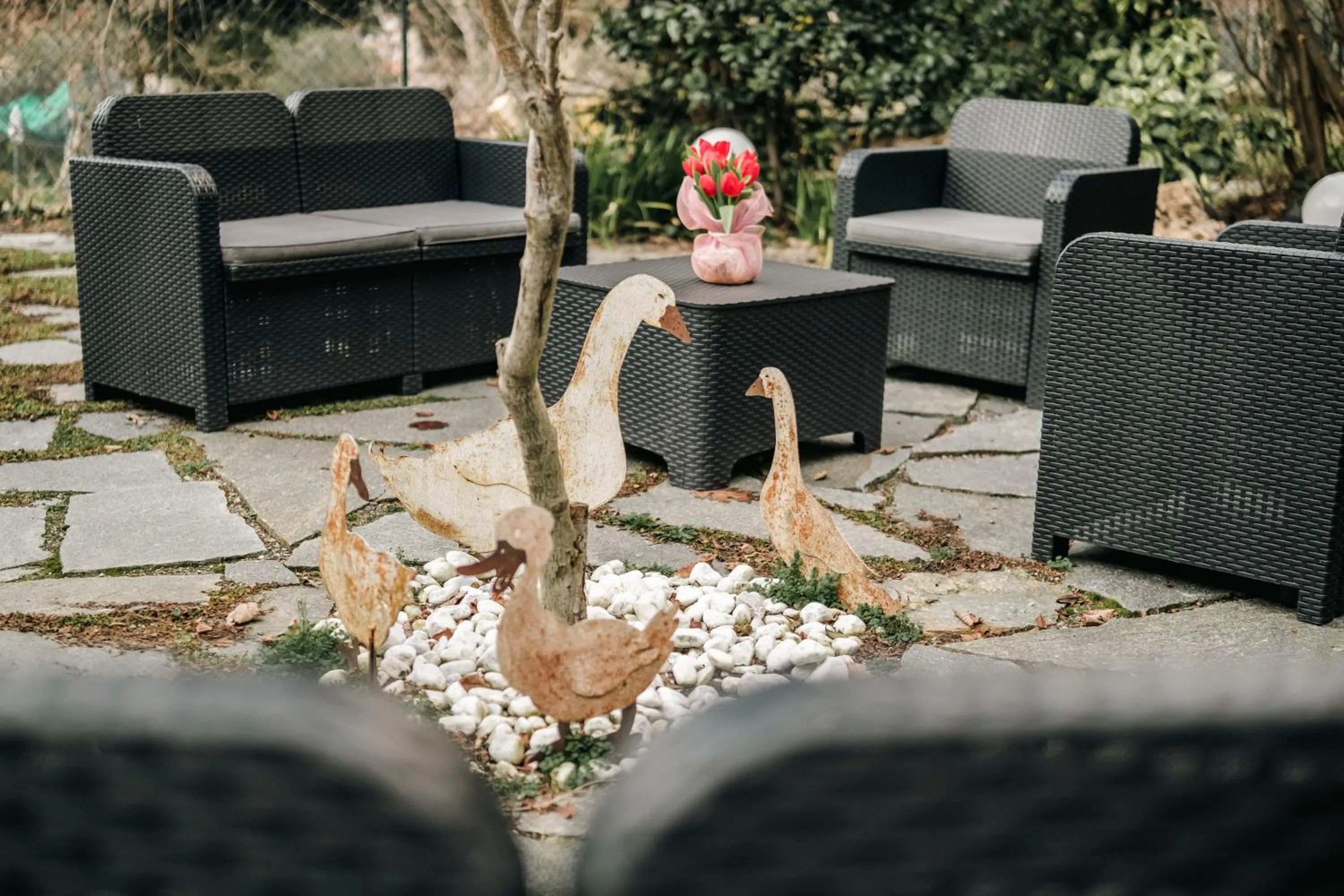 Garden in Hotel Locanda dell'Oca Bianca