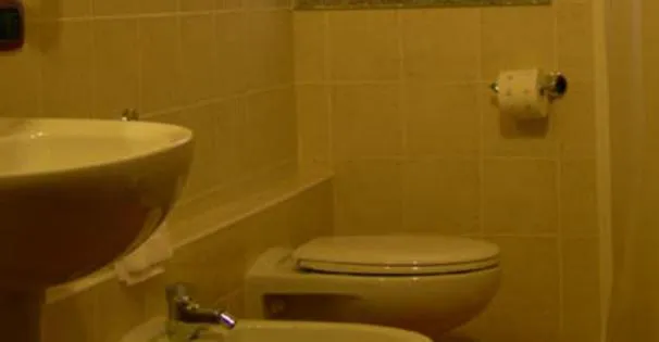 Toilet in Hotel Locanda dell'Oca Bianca