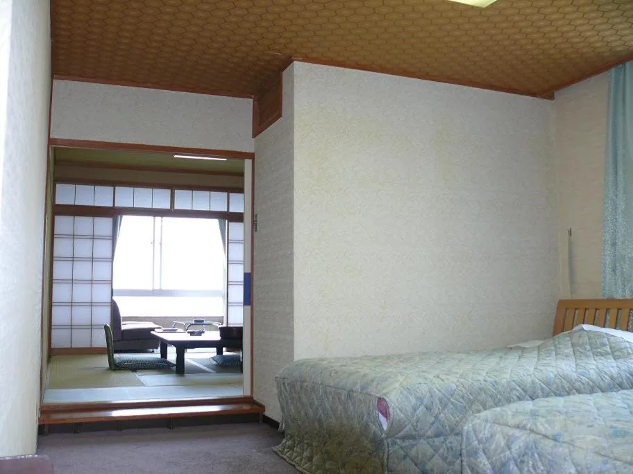 Bed in Hotel Ikaho Ginsui