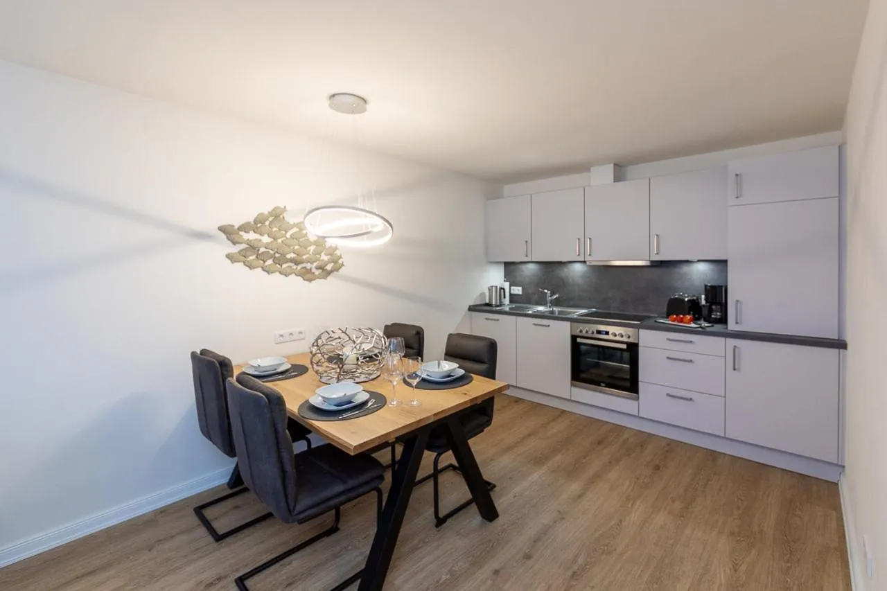 Kitchen or kitchenette in Marin Hotel Sylt GmbH