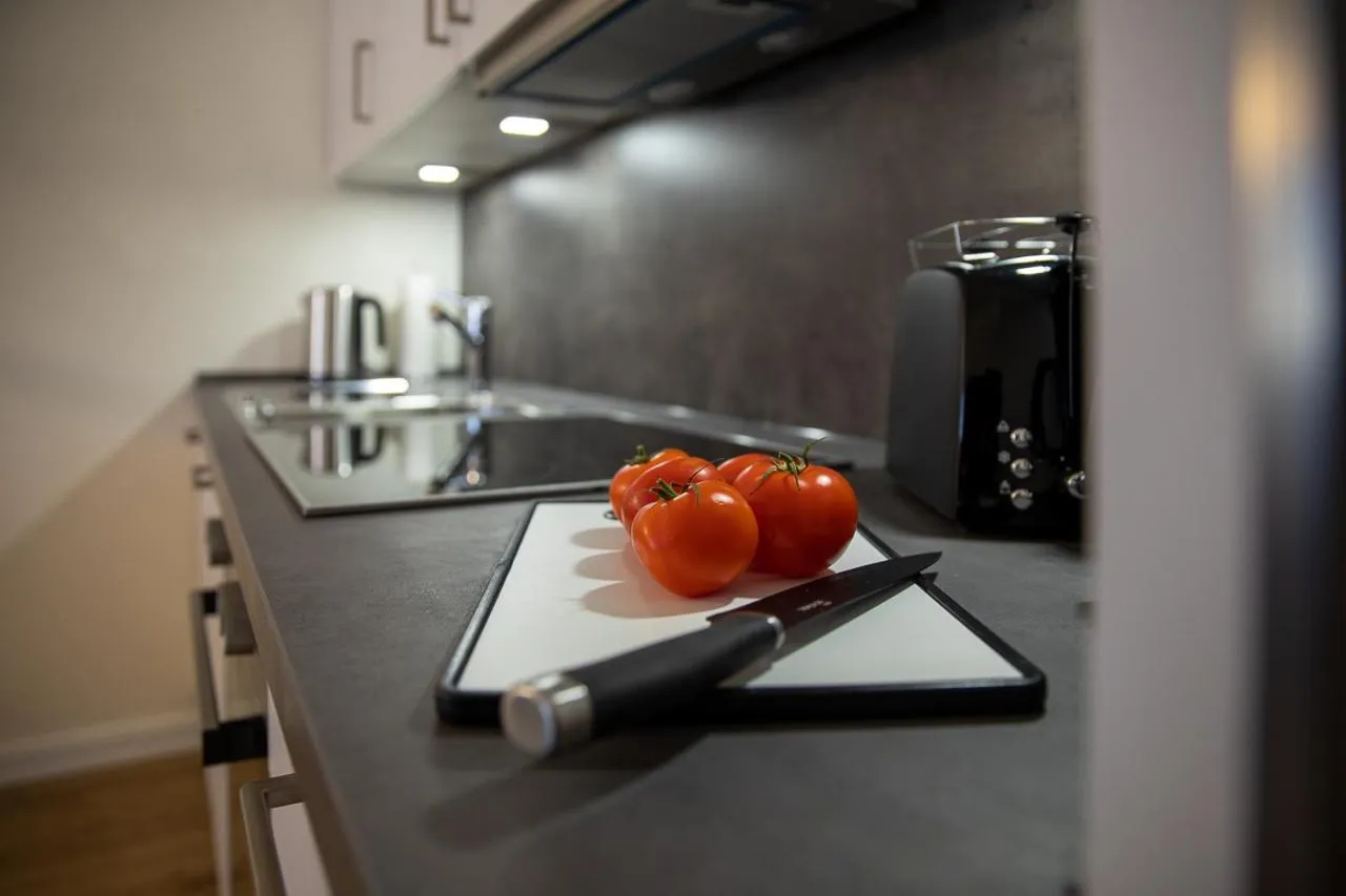 Kitchen or kitchenette in Marin Hotel Sylt GmbH