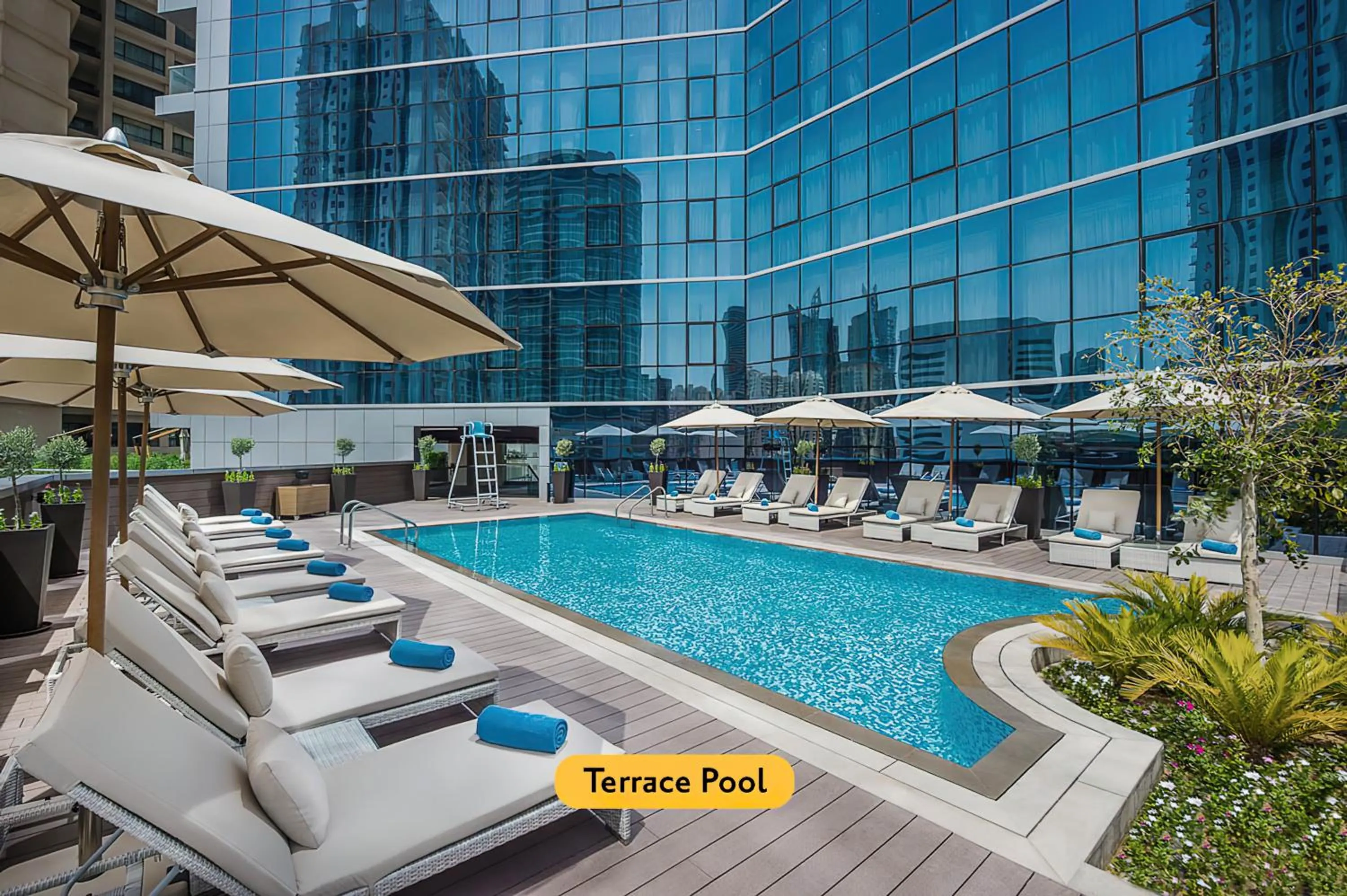 Pool view in TRYP by Wyndham Dubai