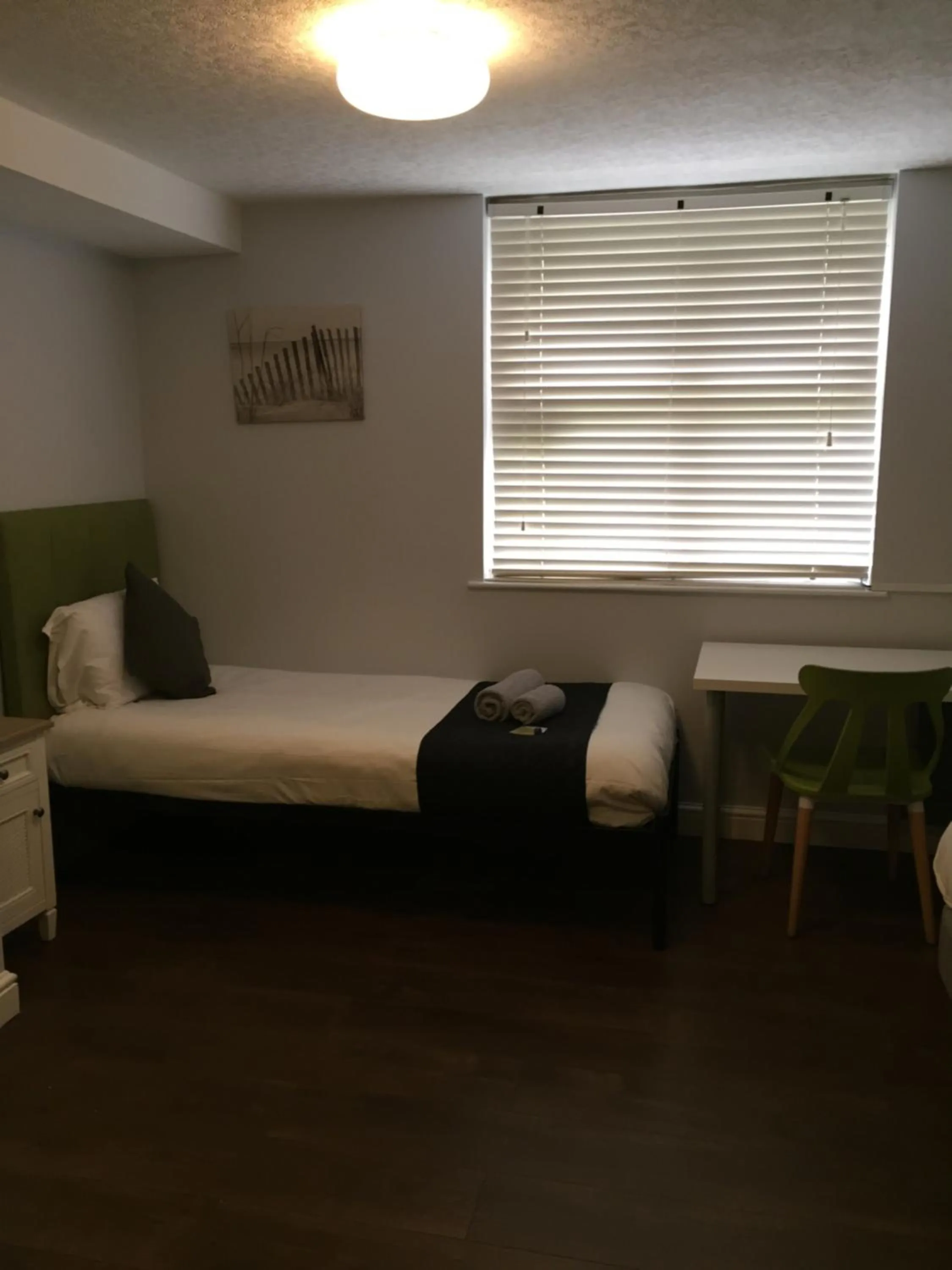 Decorative detail, Bed in Queens Guesthouse Manchester