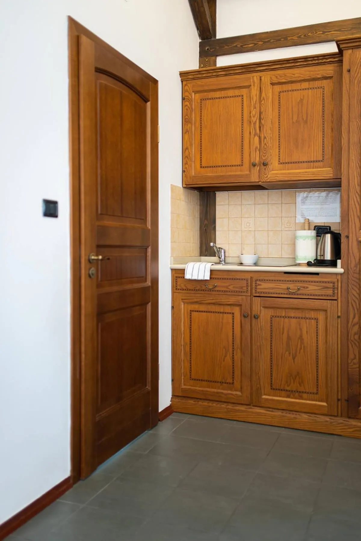 Kitchen or kitchenette in Aparthotel Hornigold "W Zielonej Kamienicy"