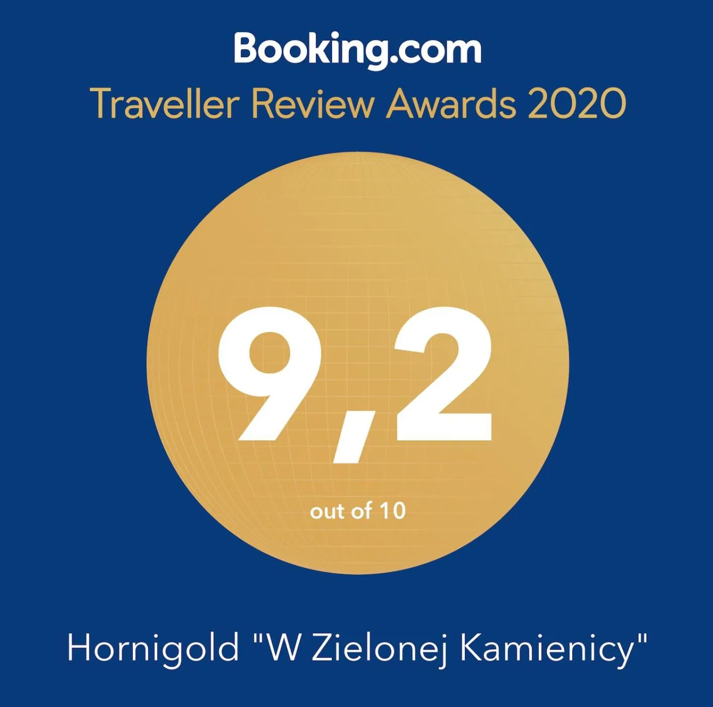 Logo/Certificate/Sign in Aparthotel Hornigold "W Zielonej Kamienicy"