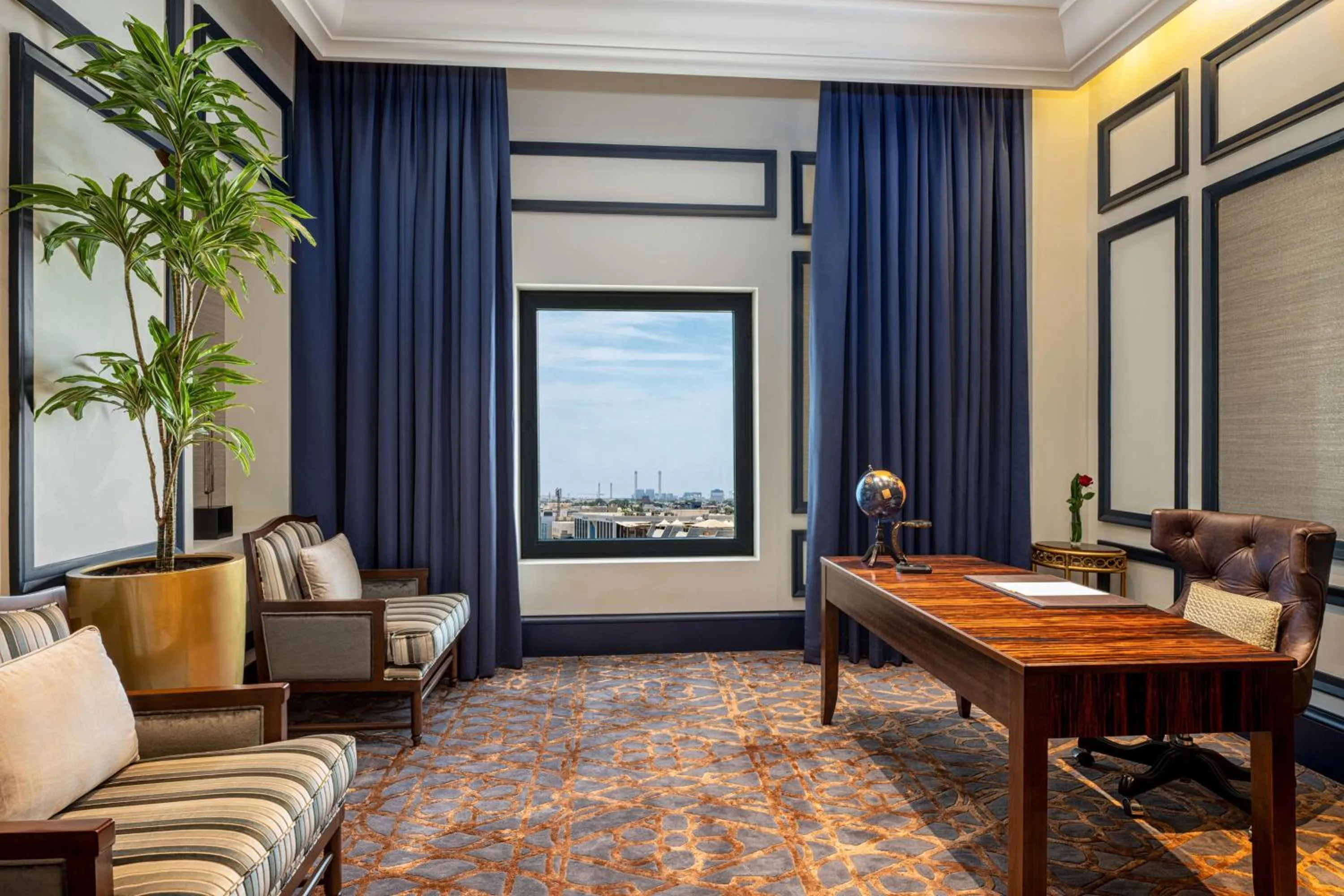 Living room in The Hotel Galleria Jeddah, Curio Collection by Hilton