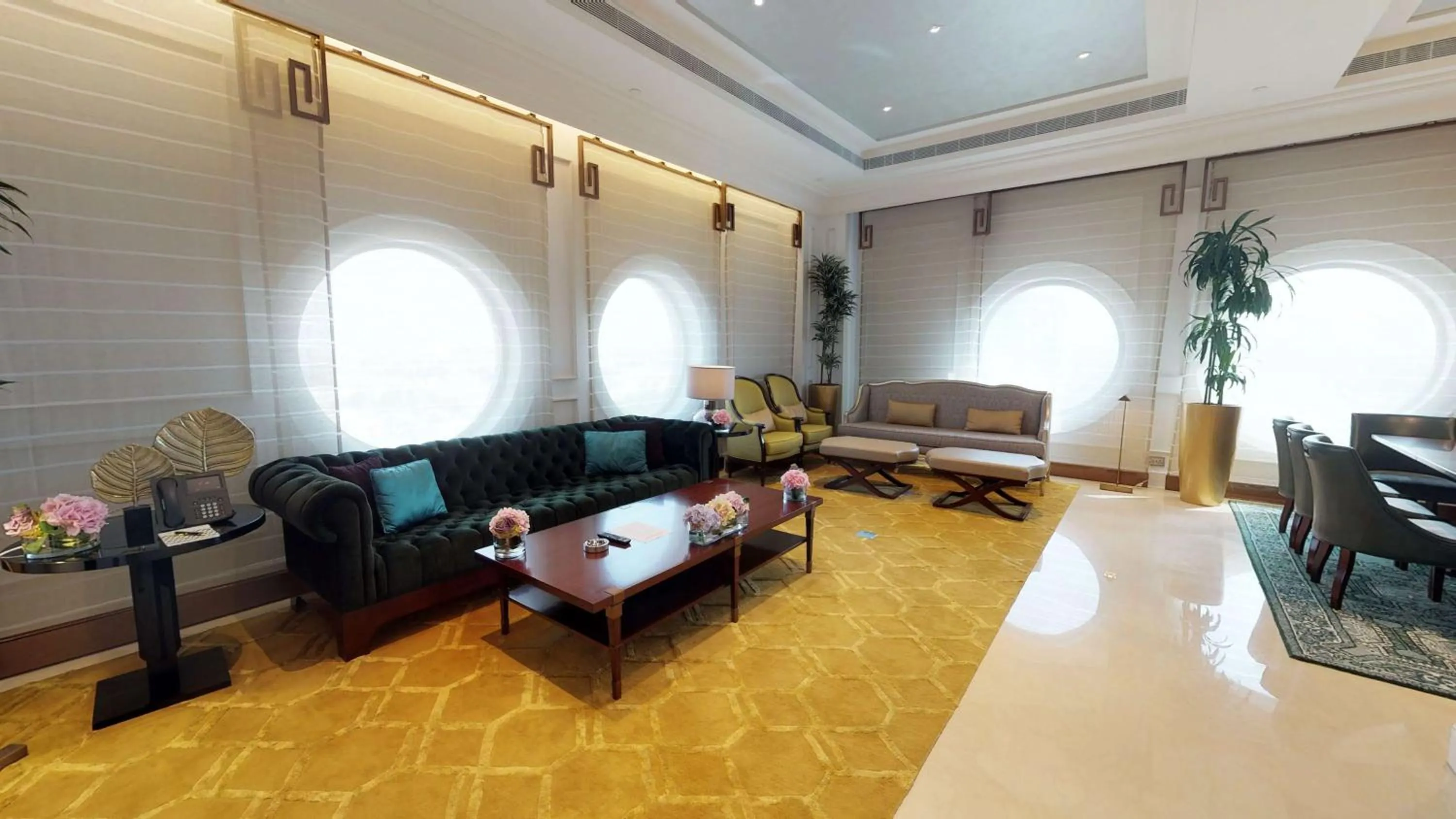 Living room in The Hotel Galleria Jeddah, Curio Collection by Hilton