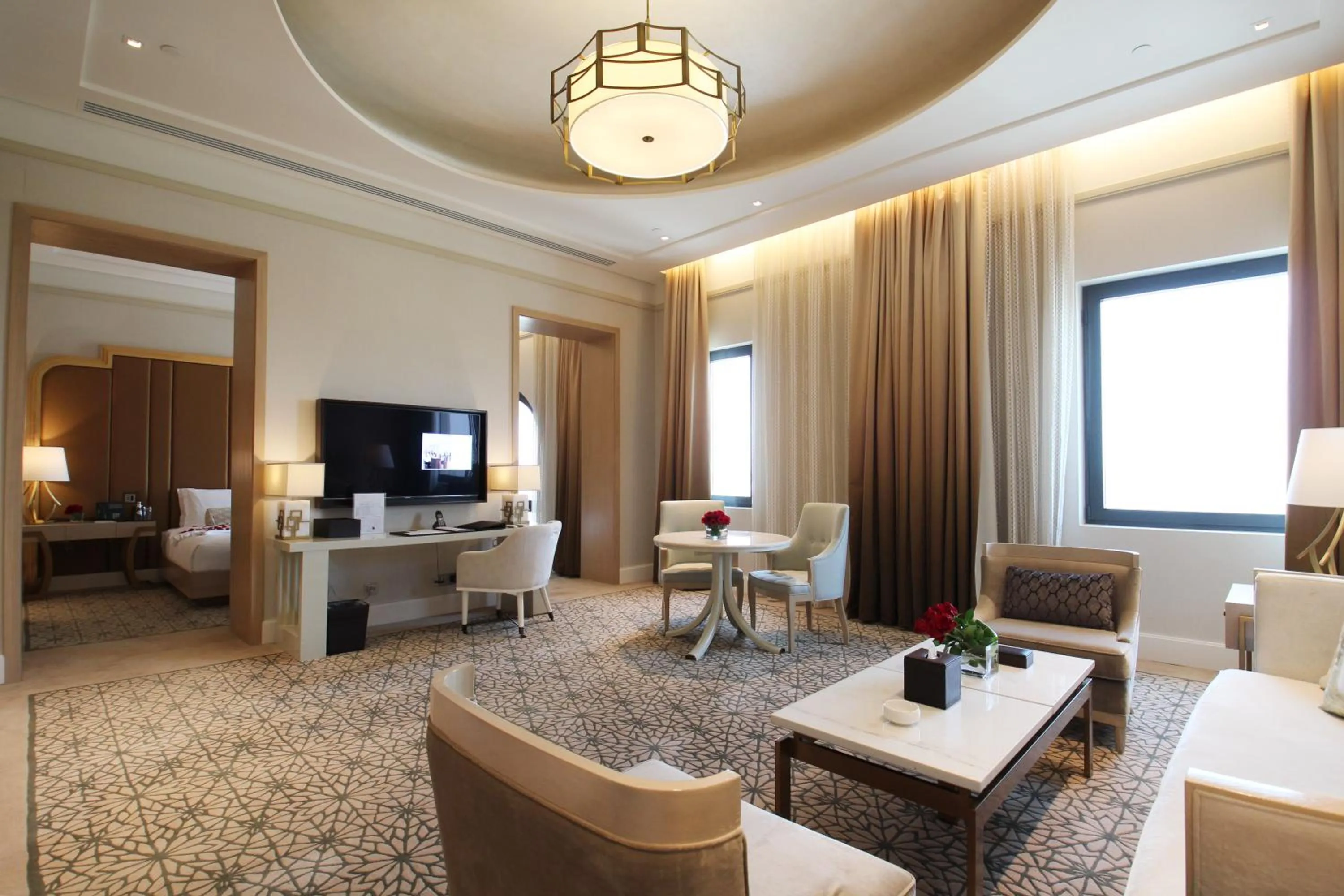 Living room in The Hotel Galleria Jeddah, Curio Collection by Hilton