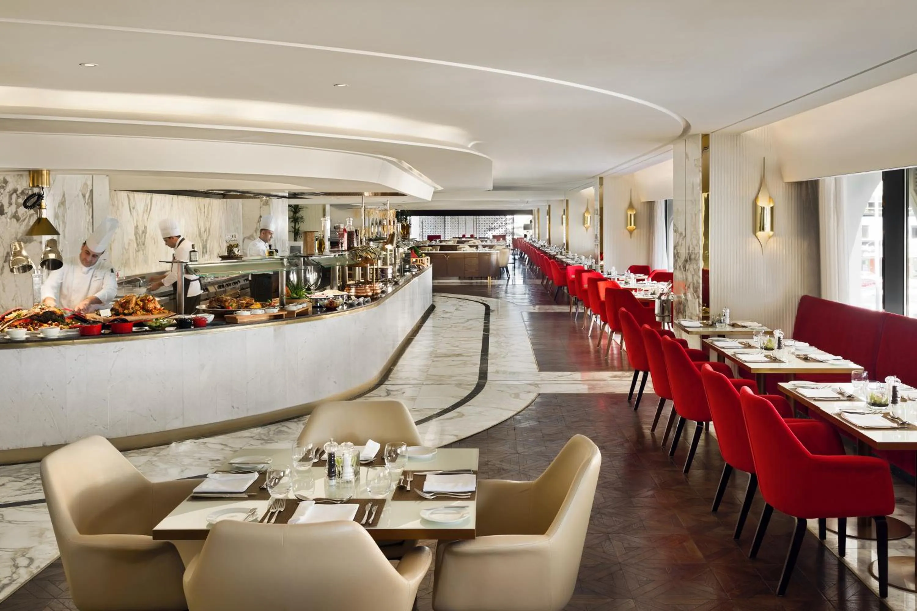 Restaurant/places to eat in The Hotel Galleria Jeddah, Curio Collection by Hilton