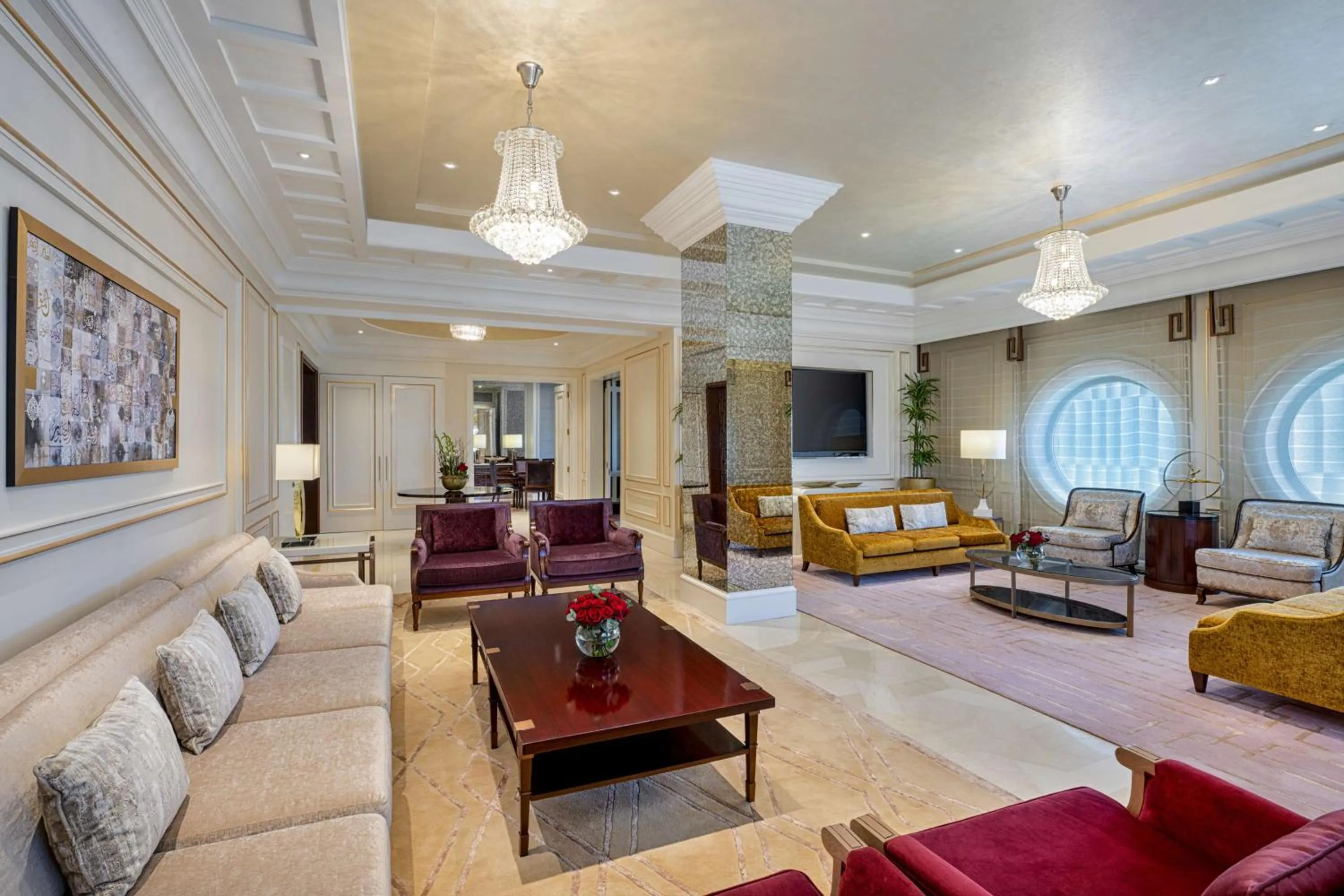 Living room in The Hotel Galleria Jeddah, Curio Collection by Hilton