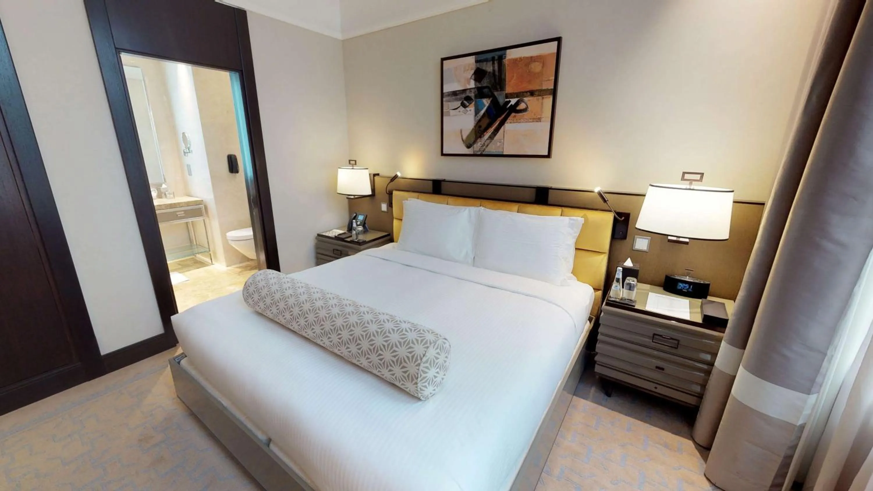 Bed in The Hotel Galleria Jeddah, Curio Collection by Hilton