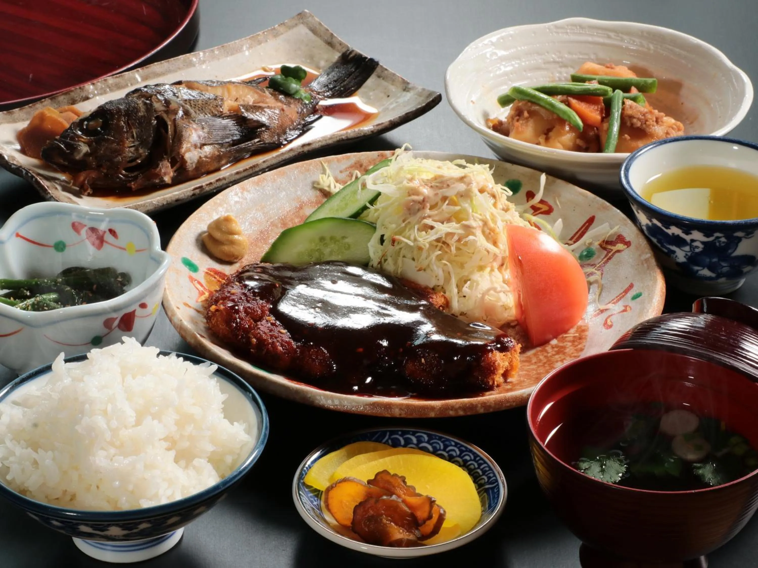 Food close-up in Business Ryokan Iroha