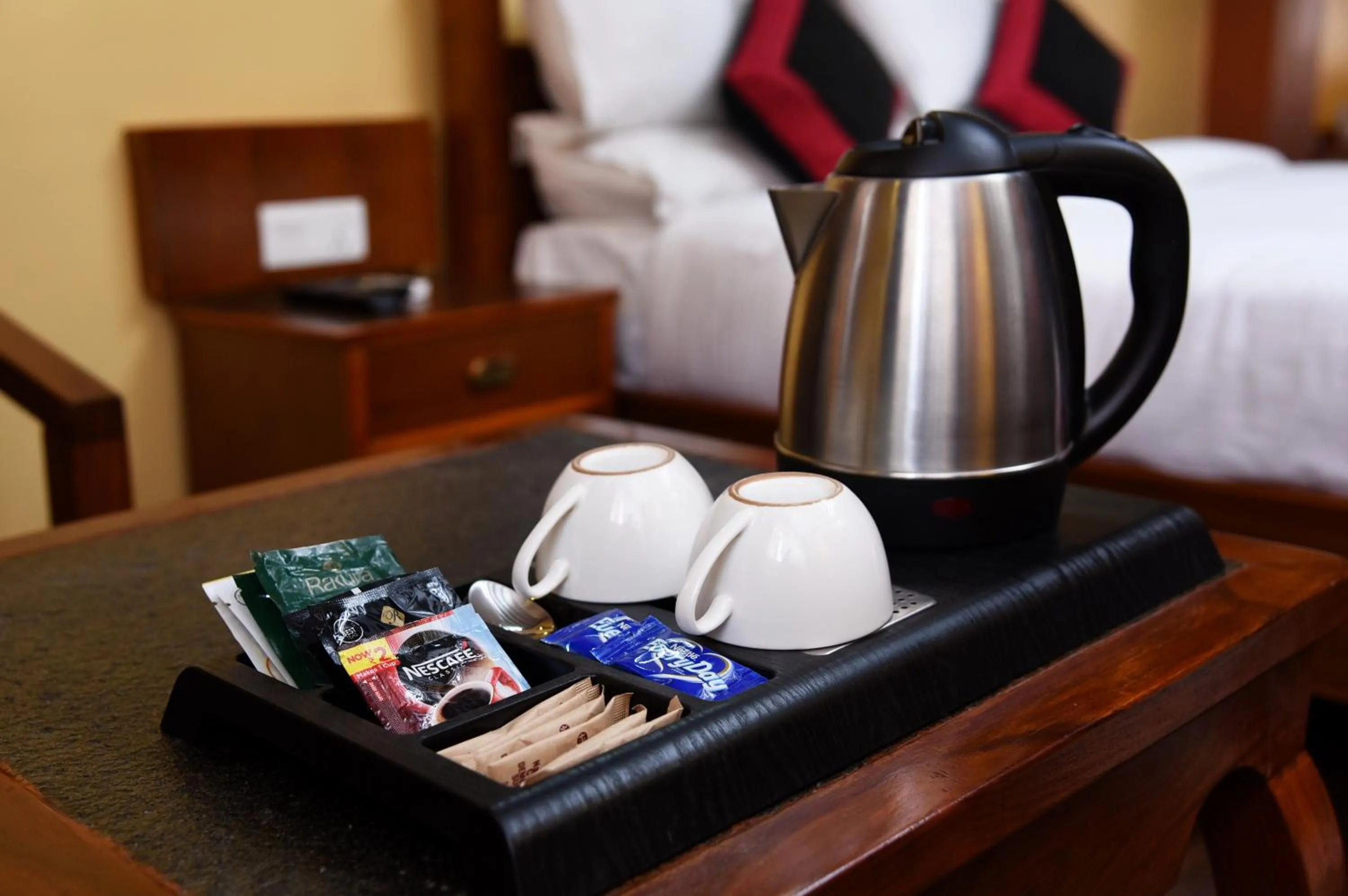 Coffee/tea facilities, Bed in Karma Boutique Hotel