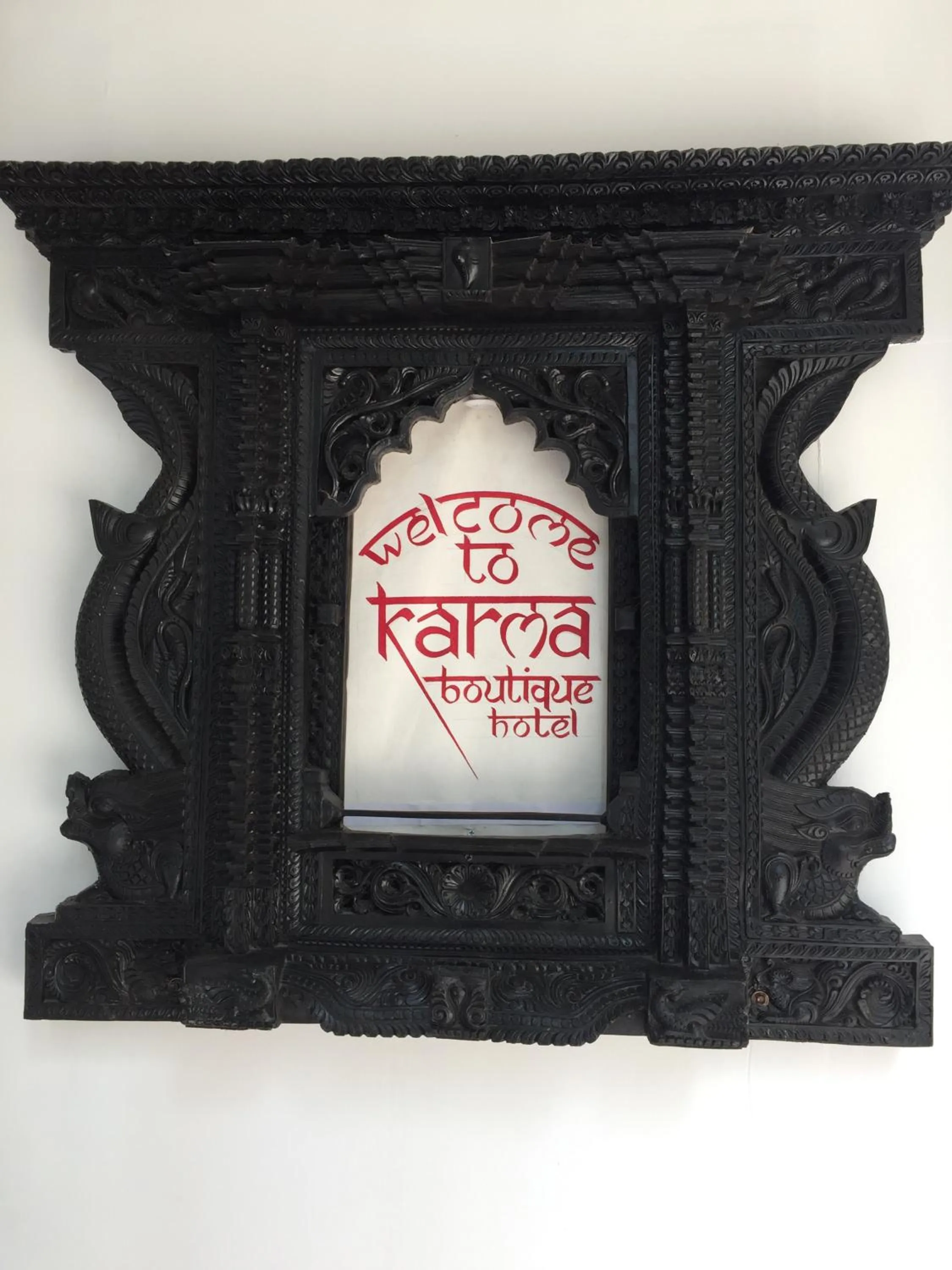 Decorative detail in Karma Boutique Hotel