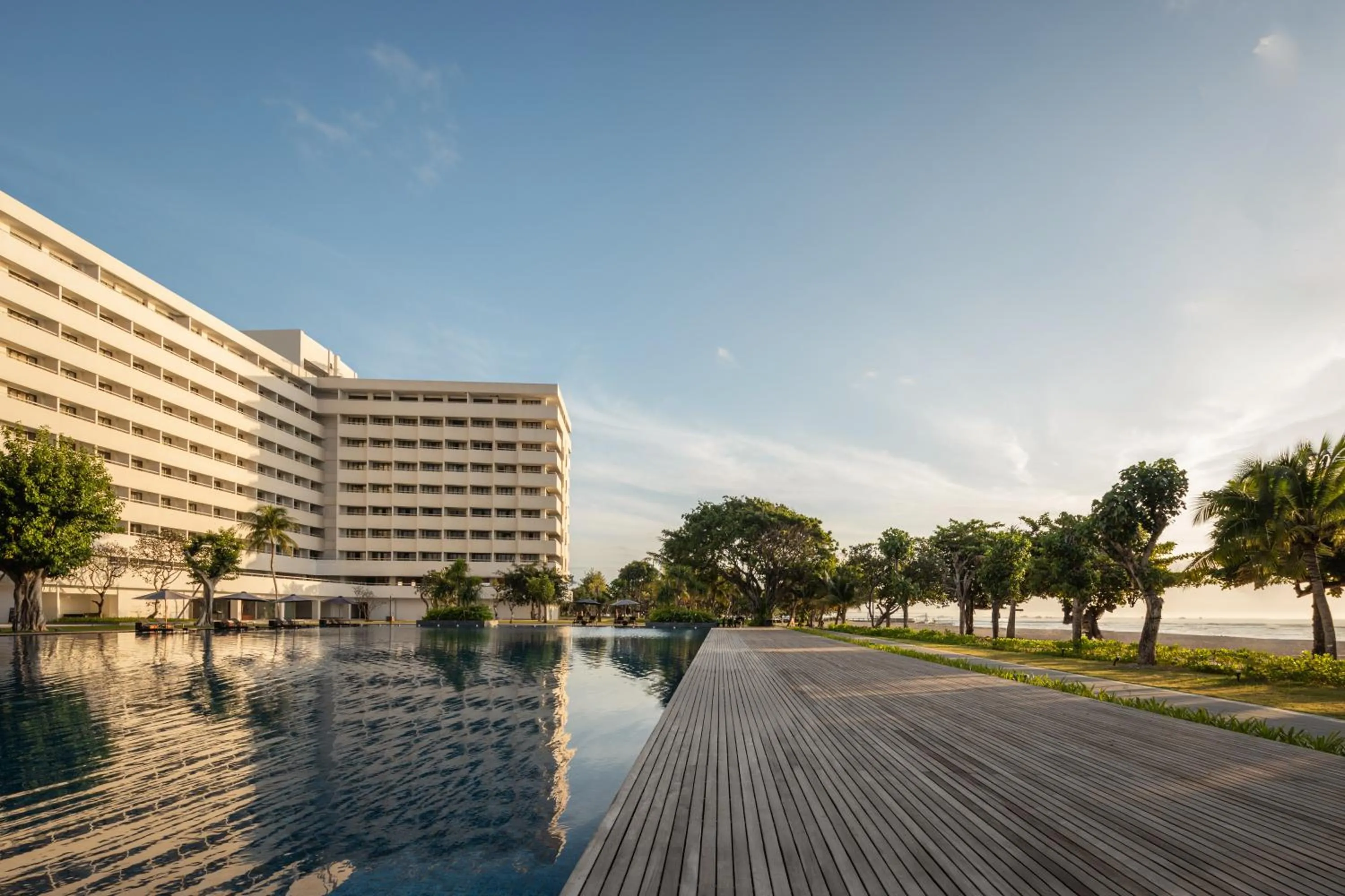 Property building in Bali Beach Hotel