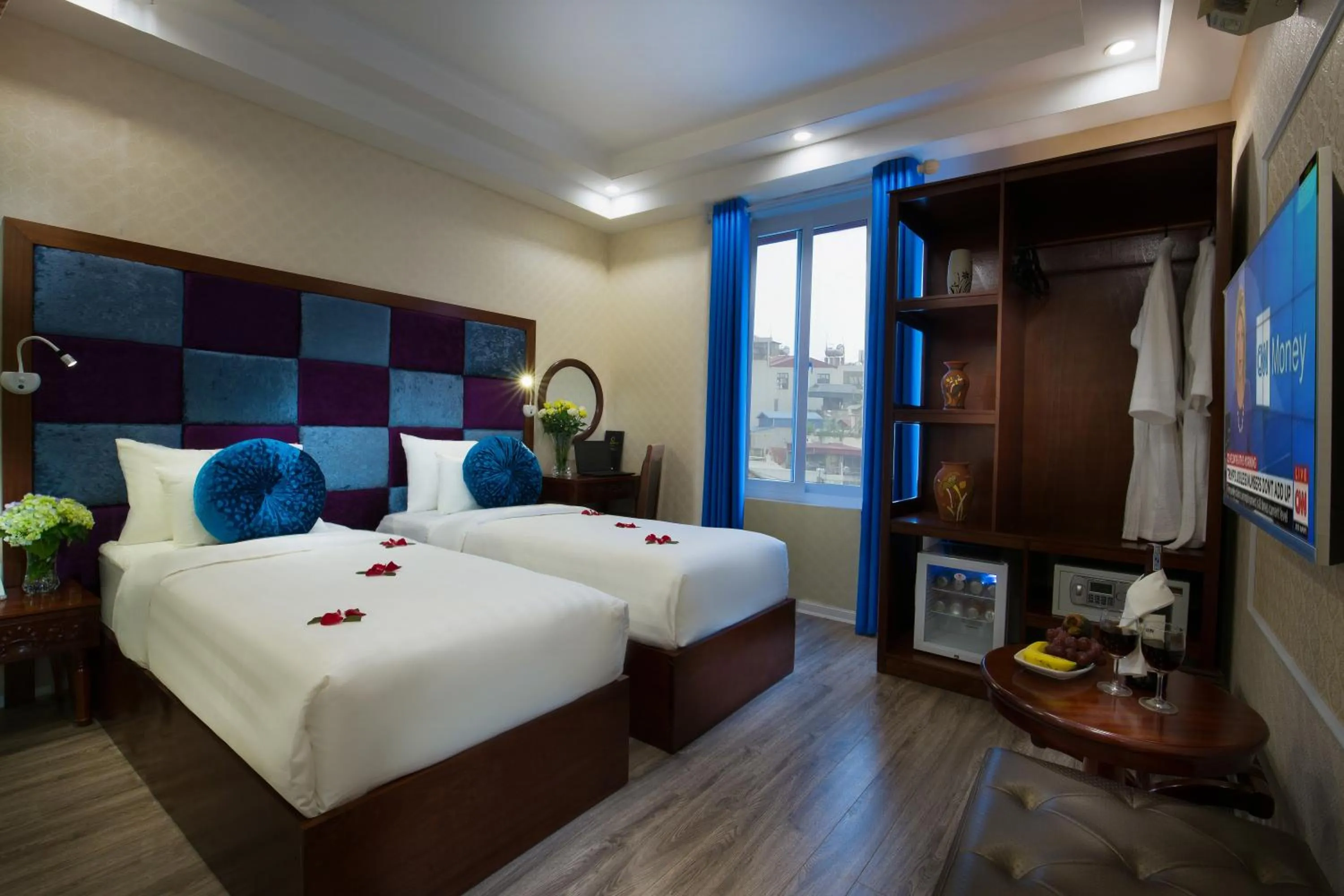 Bed in Lavender Boutique House