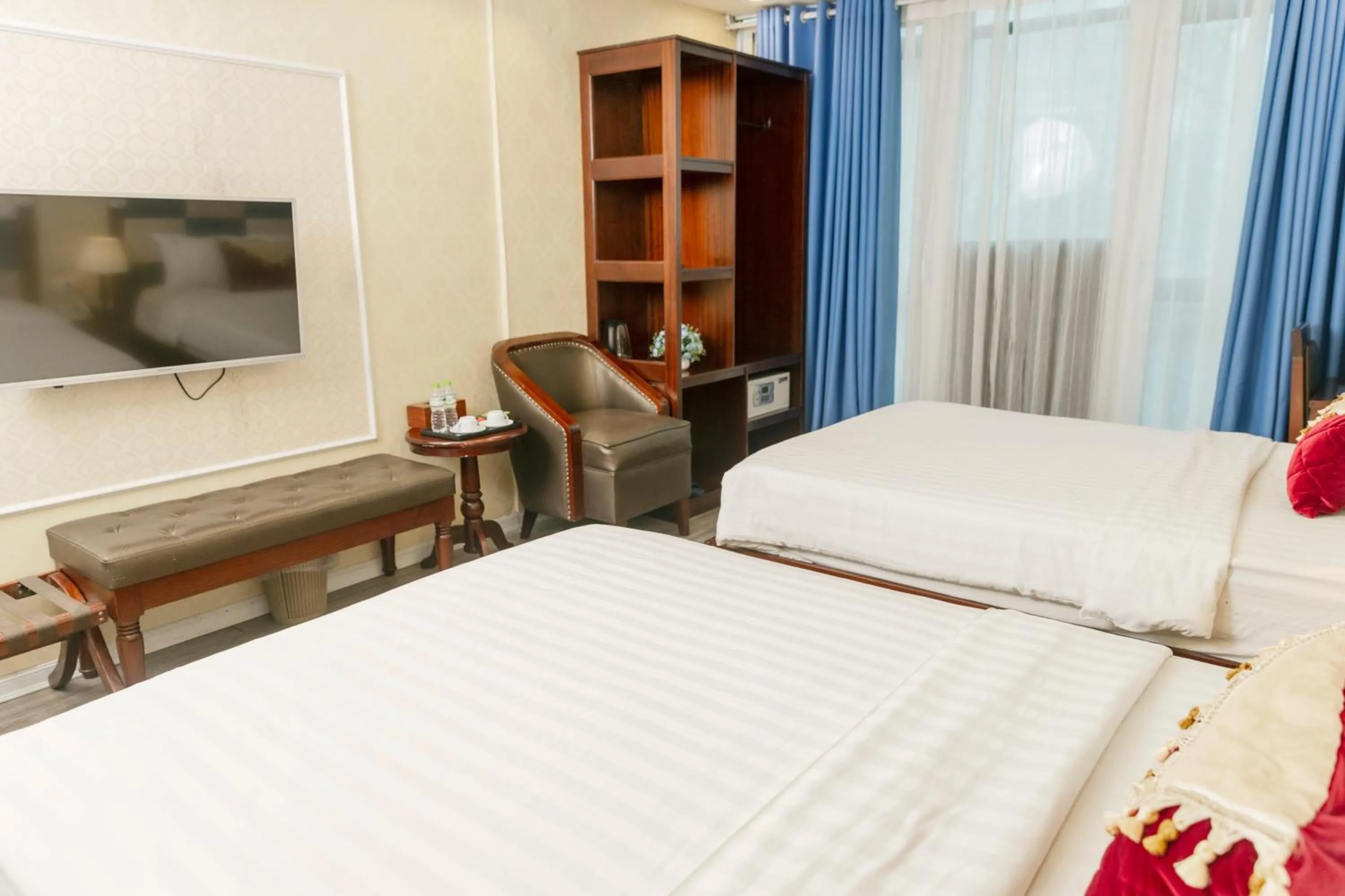 Bed in Lavender Boutique House