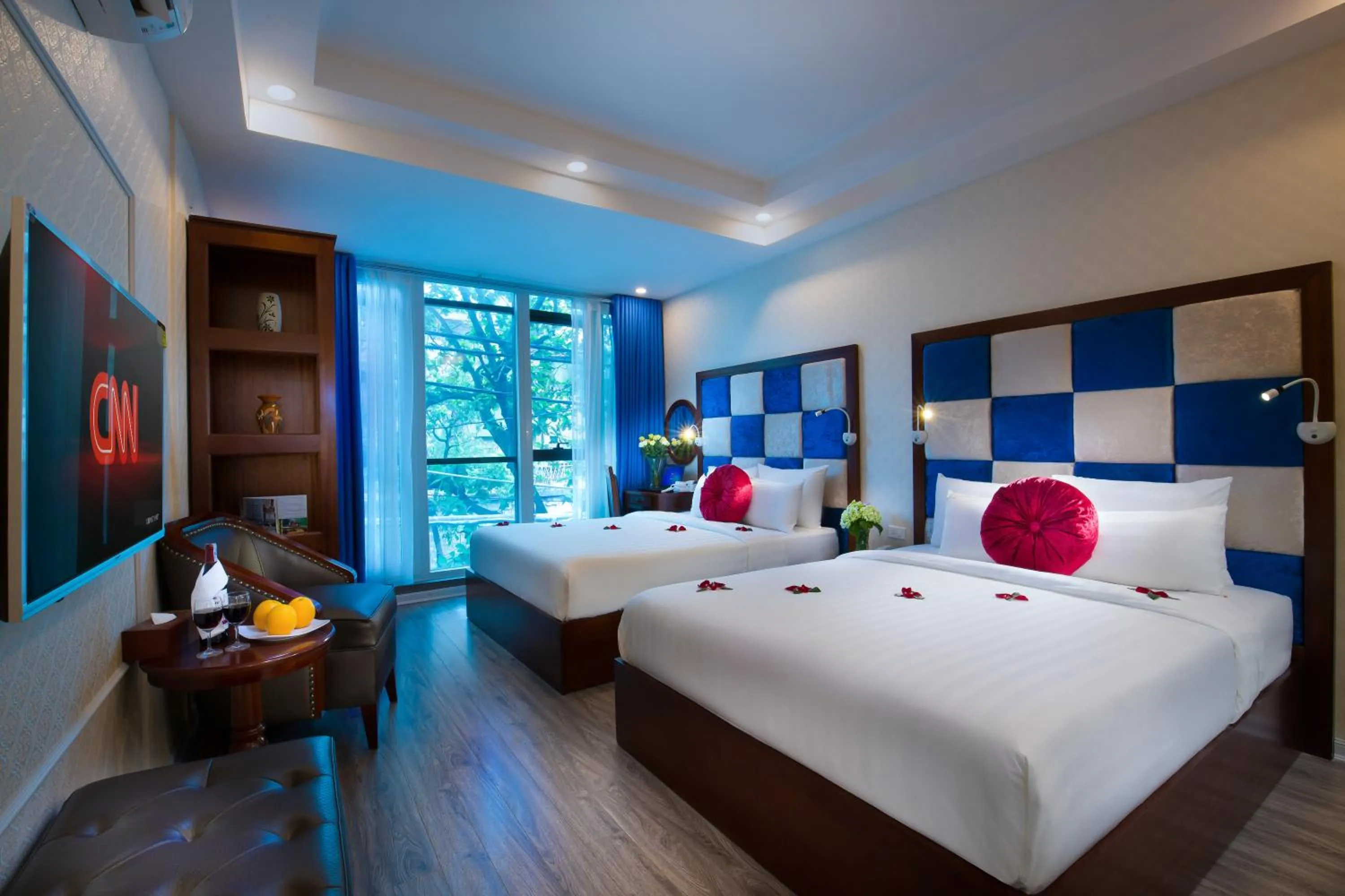 Bed in Lavender Boutique House