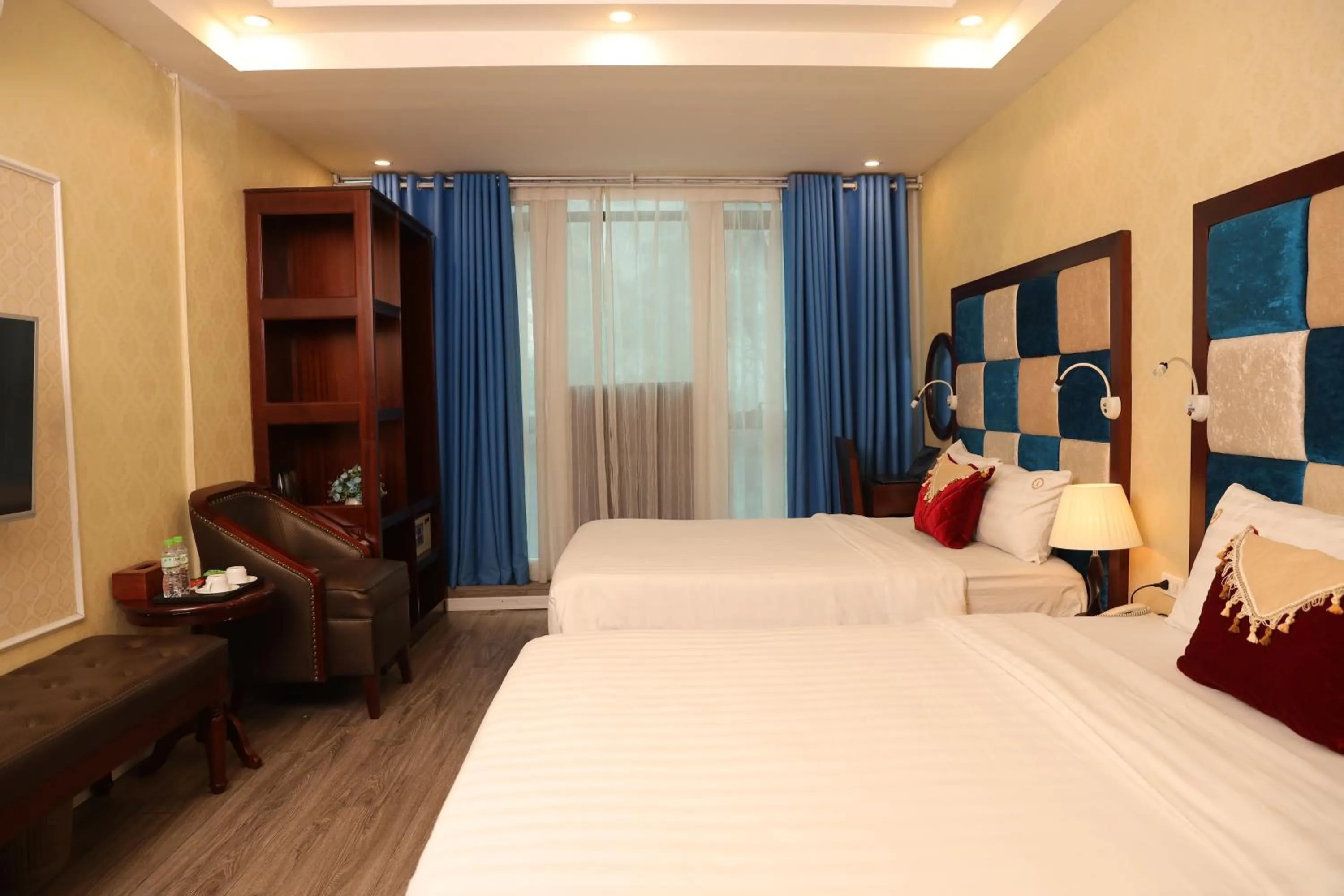 Bedroom, Bed in Lavender Boutique House