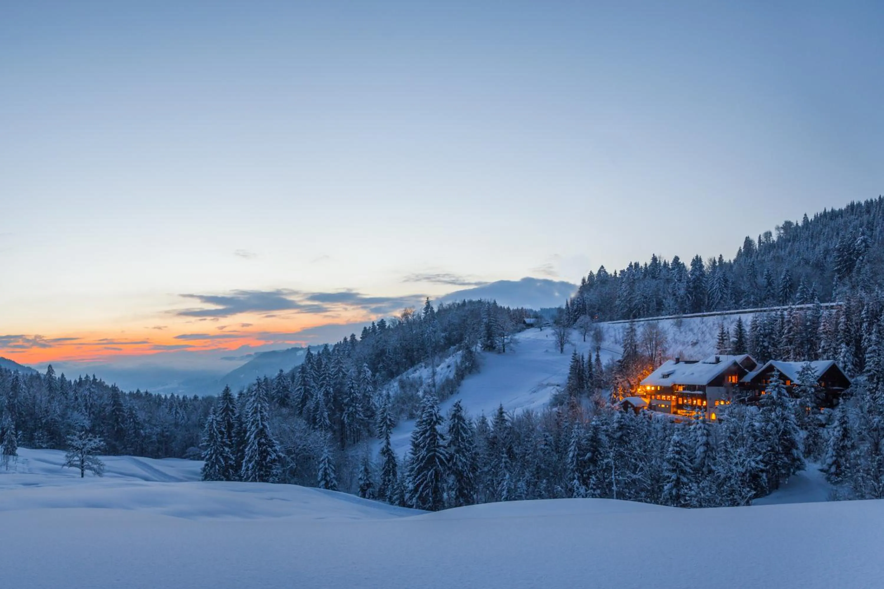 Natural landscape in Hotel Bad Rain mit Oberstaufen PlusGolf
