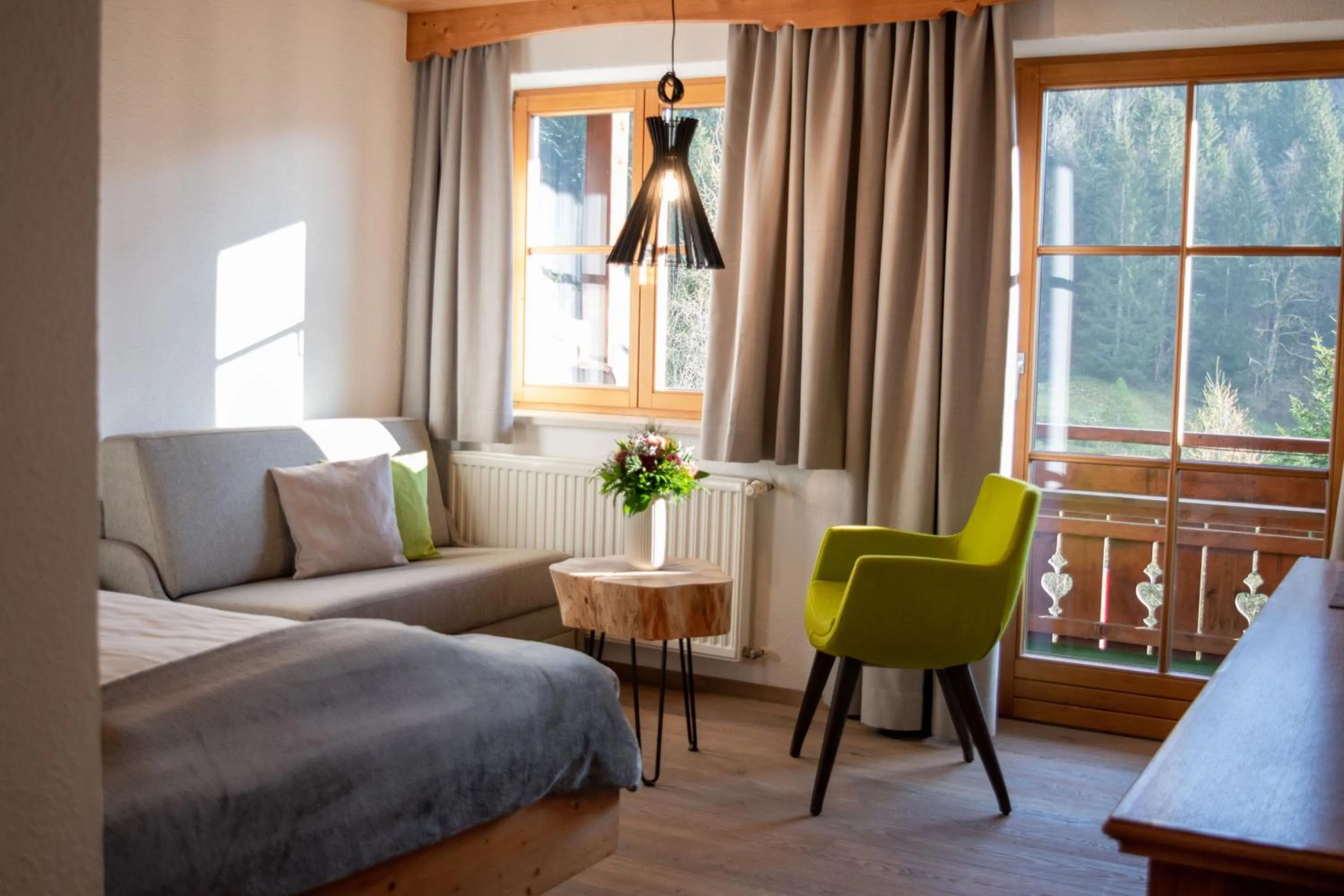 Photo of the whole room, Bed in Hotel Bad Rain mit Oberstaufen PlusGolf