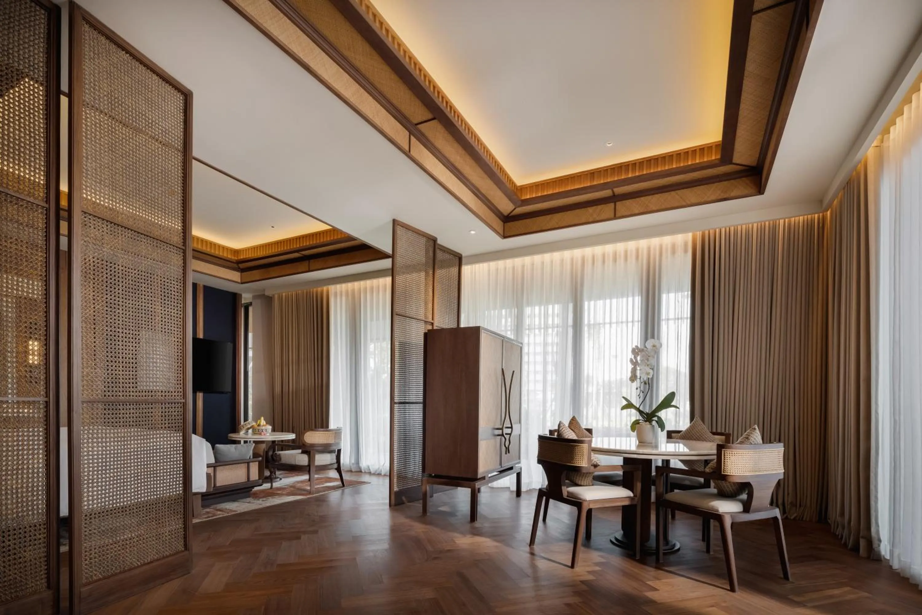 Dining area in The Meru Sanur