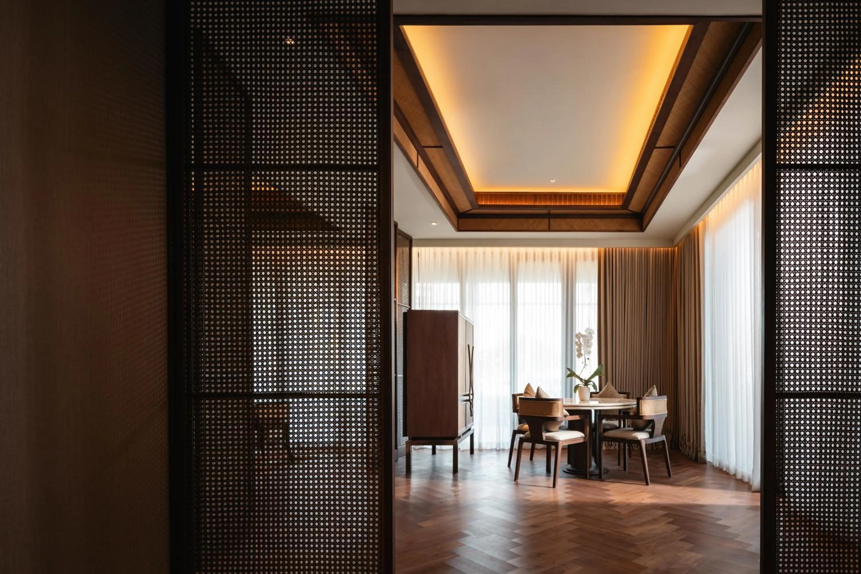 Dining area in The Meru Sanur